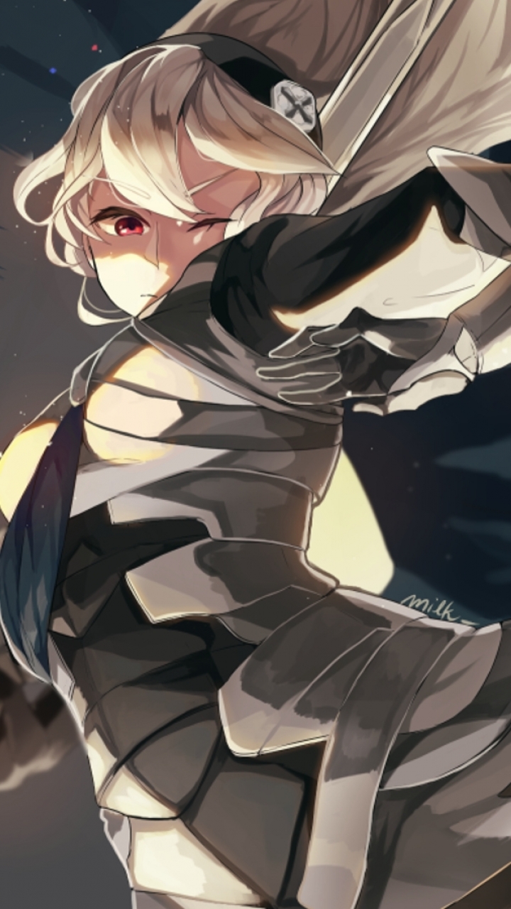 Download mobile wallpaper Cape, Armor, Sword, Video Game, White Hair, Fire Emblem, Fire Emblem Fates for free.
