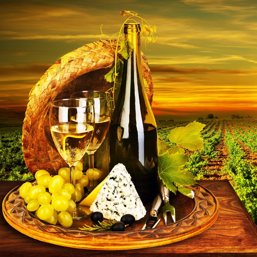 Laden Sie das Trauben, Wein, Flasche, Weinberg, Sonne, Käse, Nahrungsmittel, Früchte-Bild kostenlos auf Ihren PC-Desktop herunter