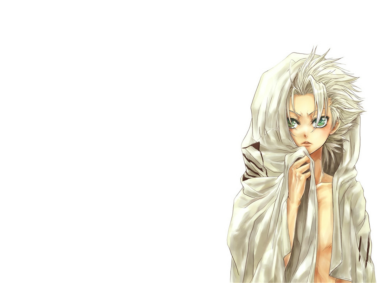 Handy-Wallpaper Bleach, Animes, Tōshirō Hitsugaya kostenlos herunterladen.