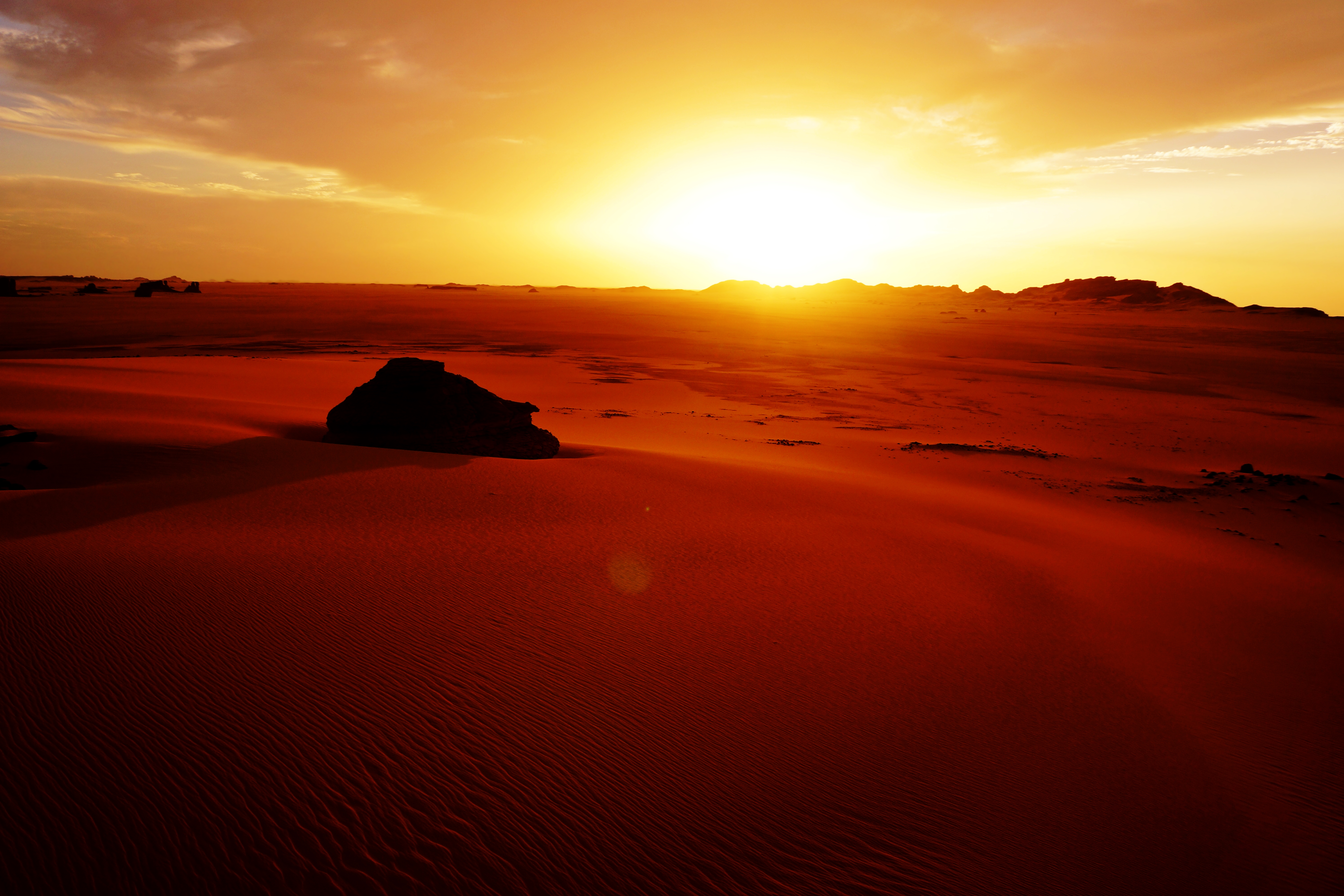 1529814 télécharger le fond d'écran algérie, terre/nature, désert, afrique, dune, sahara, le sable, coucher de soleil, tassili n'ajjer - économiseurs d'écran et images gratuitement