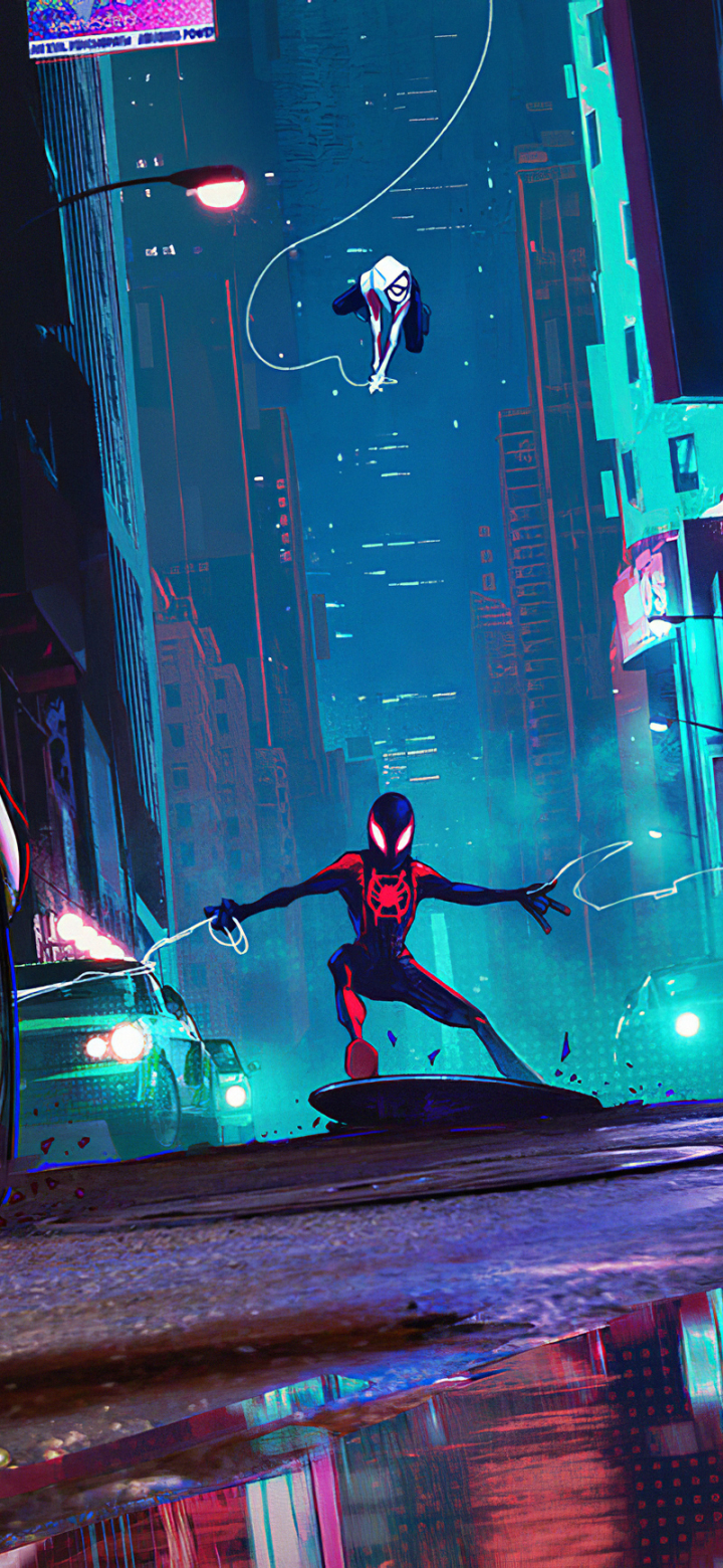 Handy-Wallpaper Filme, Spider Man, Gwen Stacy, Spider Man: A New Universe kostenlos herunterladen.
