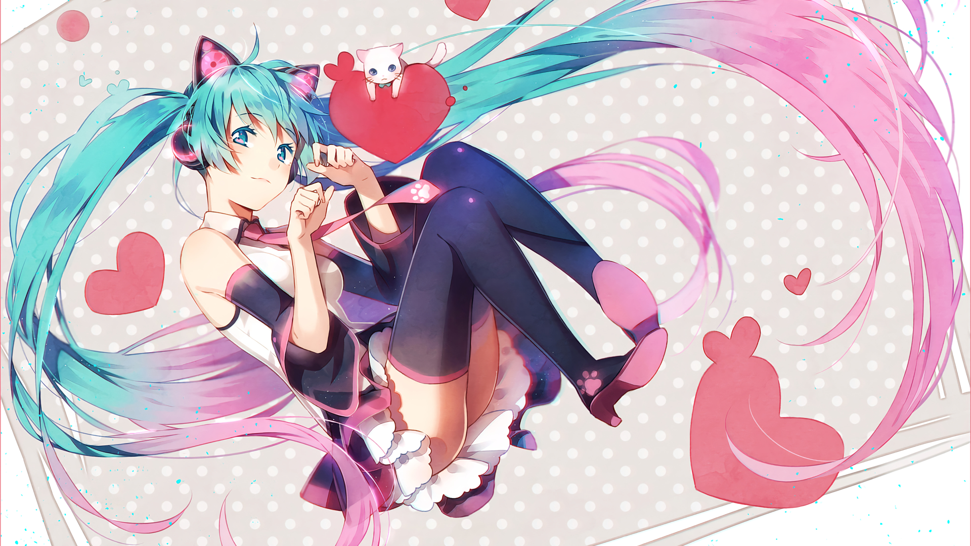 PCデスクトップにボーカロイド, 初音ミク, アニメ画像を無料でダウンロード