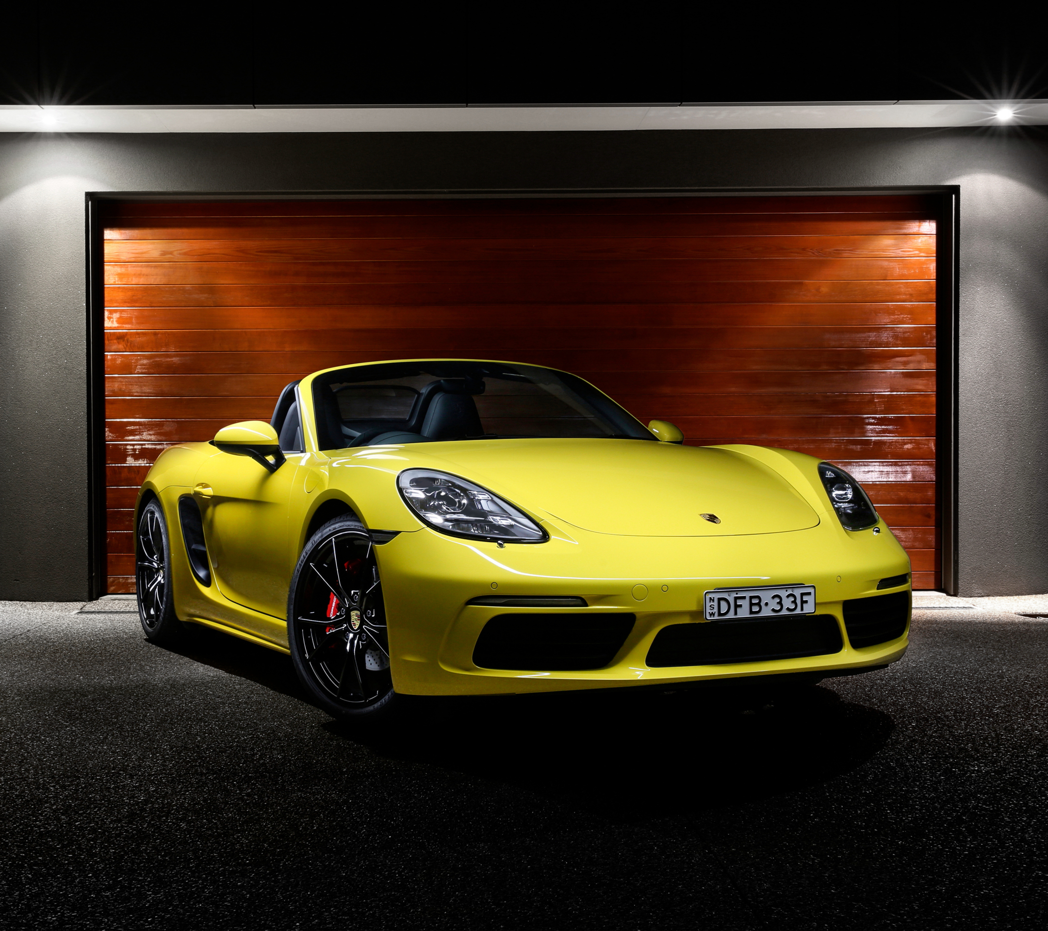 Download mobile wallpaper Porsche, Car, Vehicle, Porsche Boxster, Vehicles, Yellow Car for free.