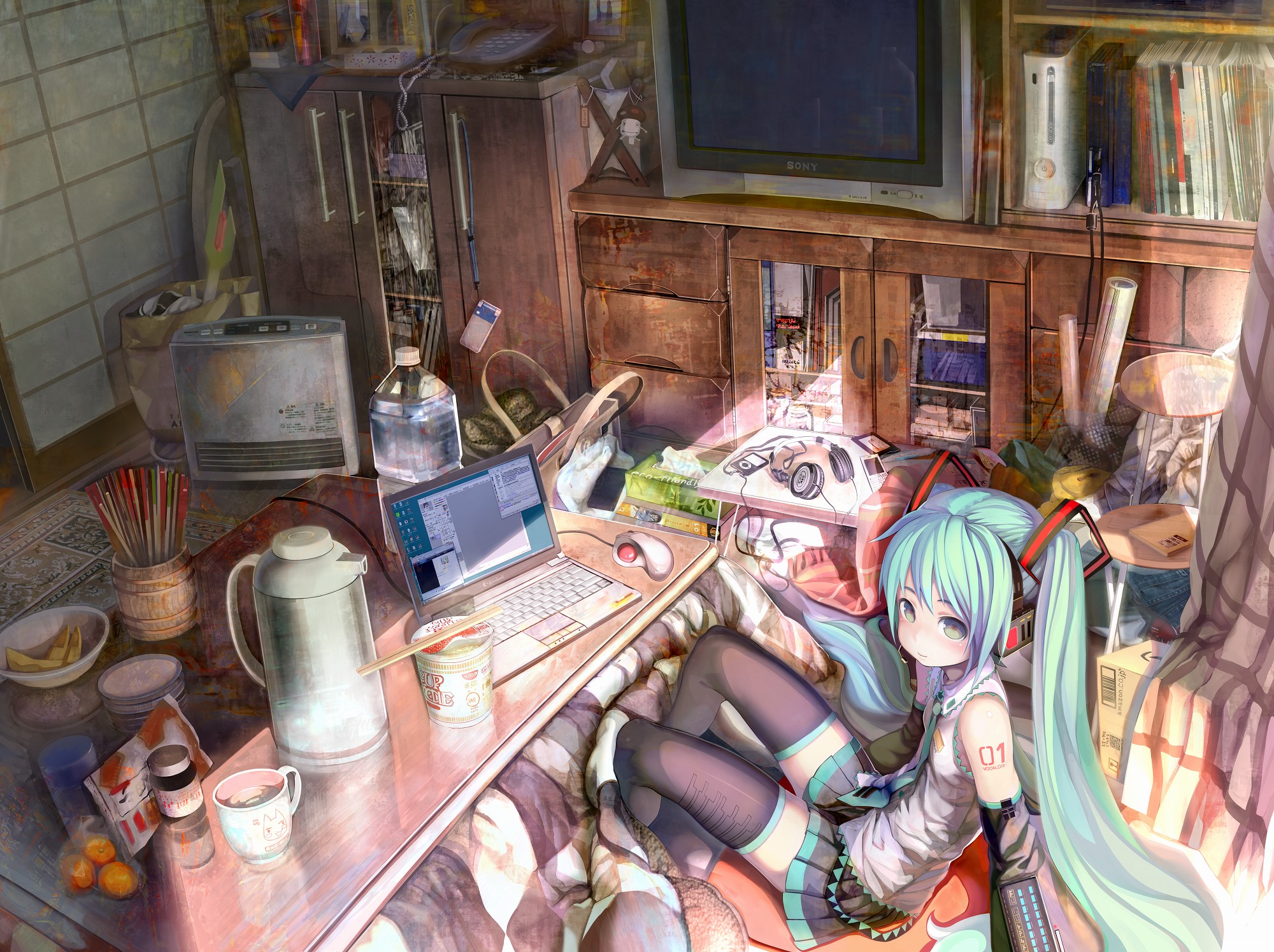 Téléchargez gratuitement l'image Vocaloïde, Animé, Hatsune Miku sur le bureau de votre PC