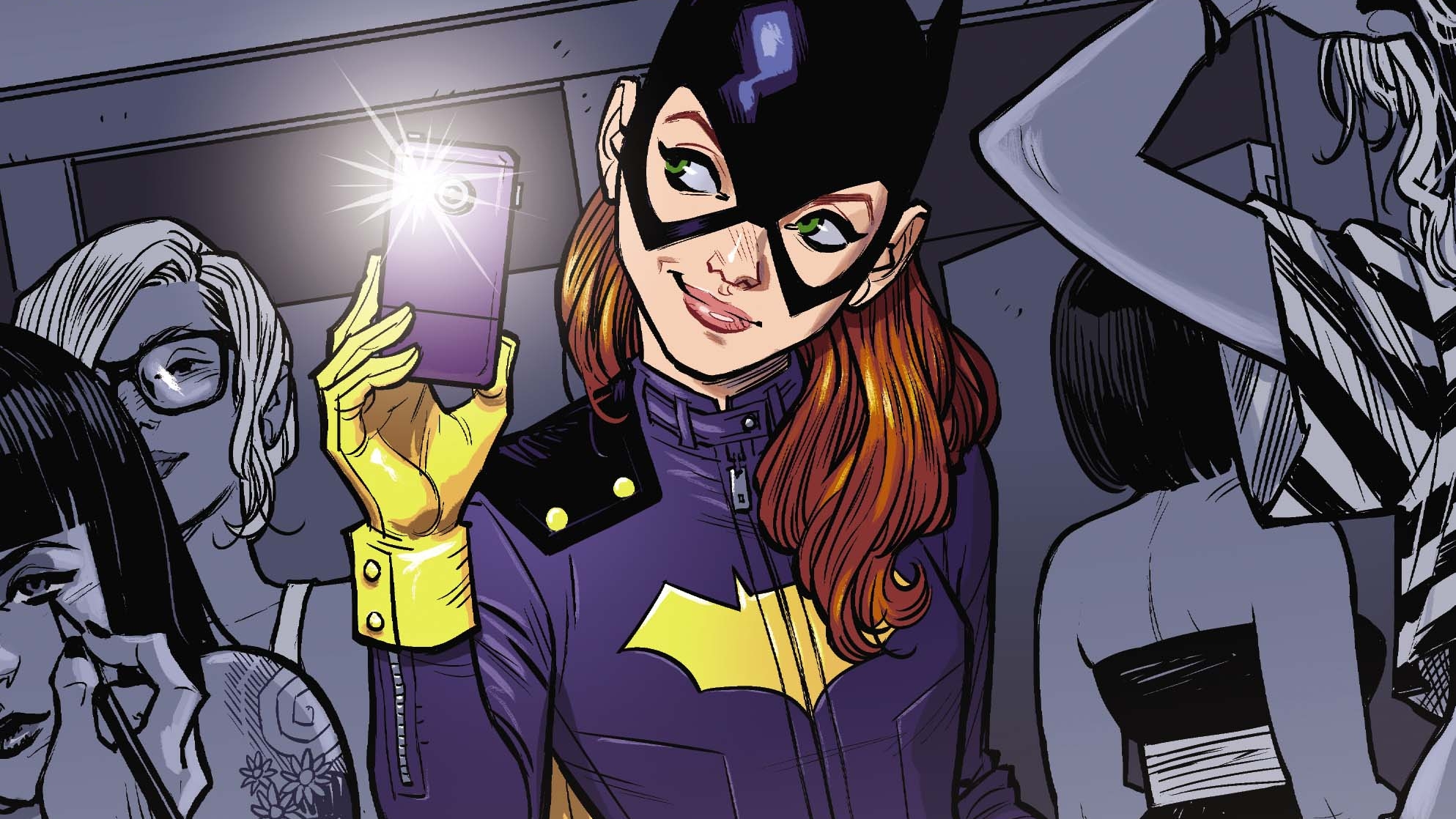 Handy-Wallpaper Batgirl, Barbara Gordon, The Batman, Comics kostenlos herunterladen.