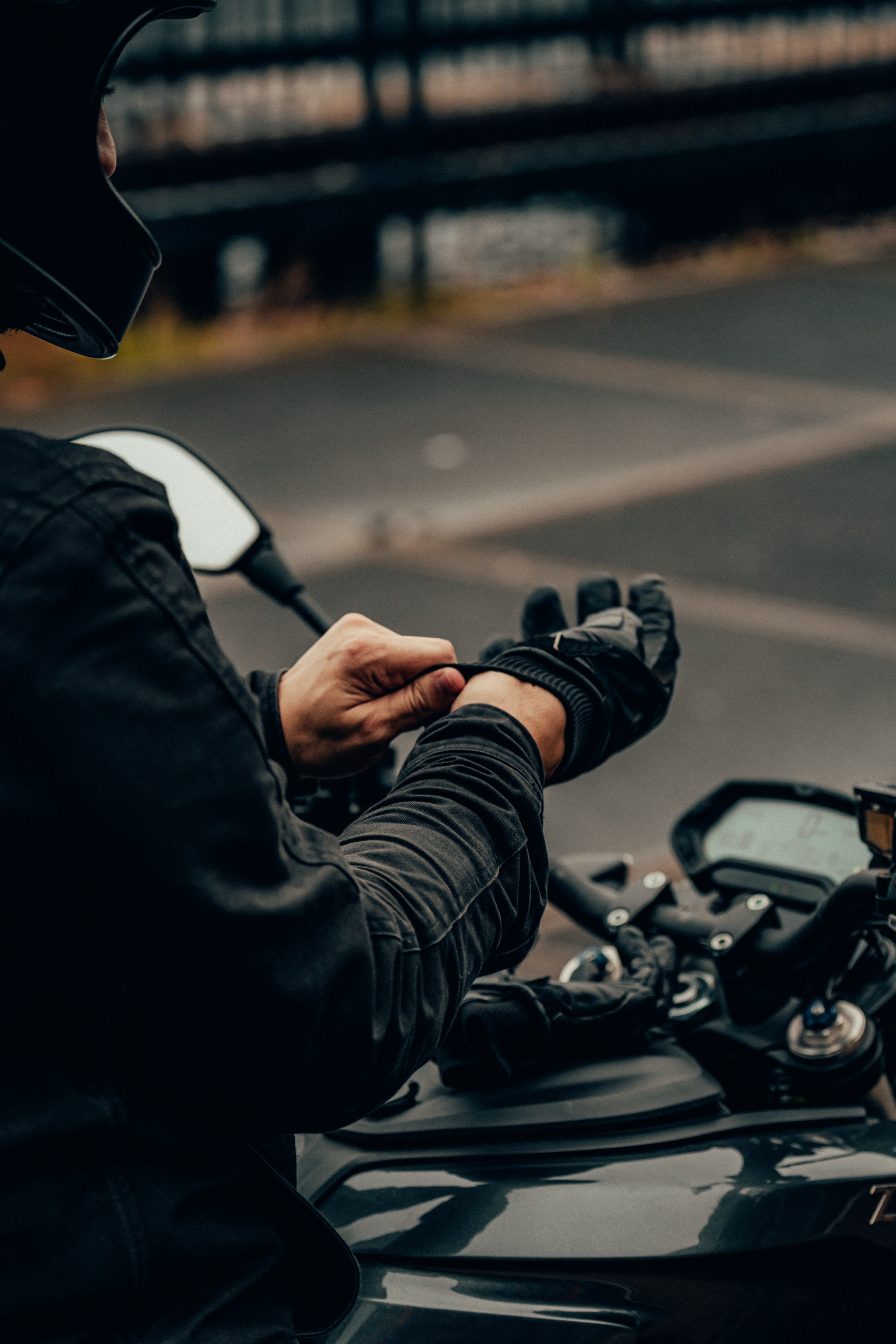 motorcyclist, helmet, motorcycle, gloves, sports