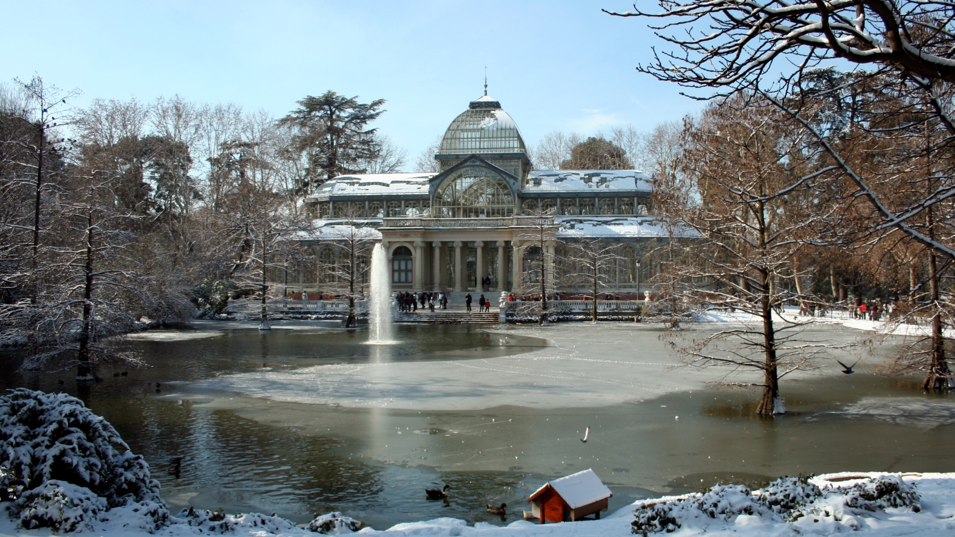 Free download wallpaper Man Made, Palacio De Cristal on your PC desktop