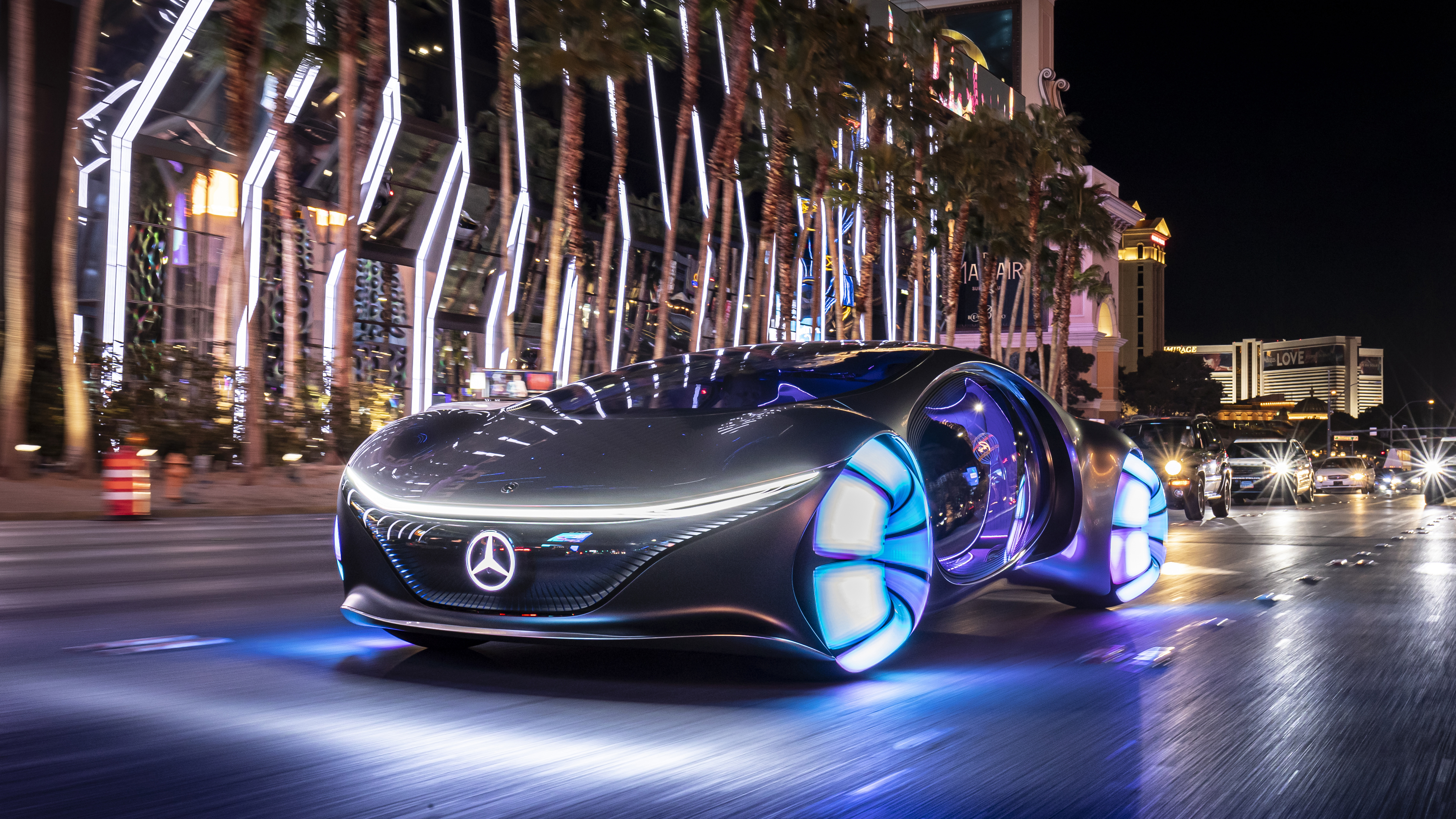 Популярні заставки і фони Mercedes Benz Vision Avtr на комп'ютер