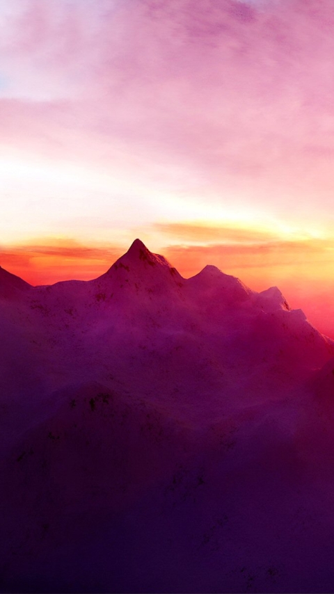 Download mobile wallpaper Mountains, Mountain, Earth, Colorful, Cloud for free.