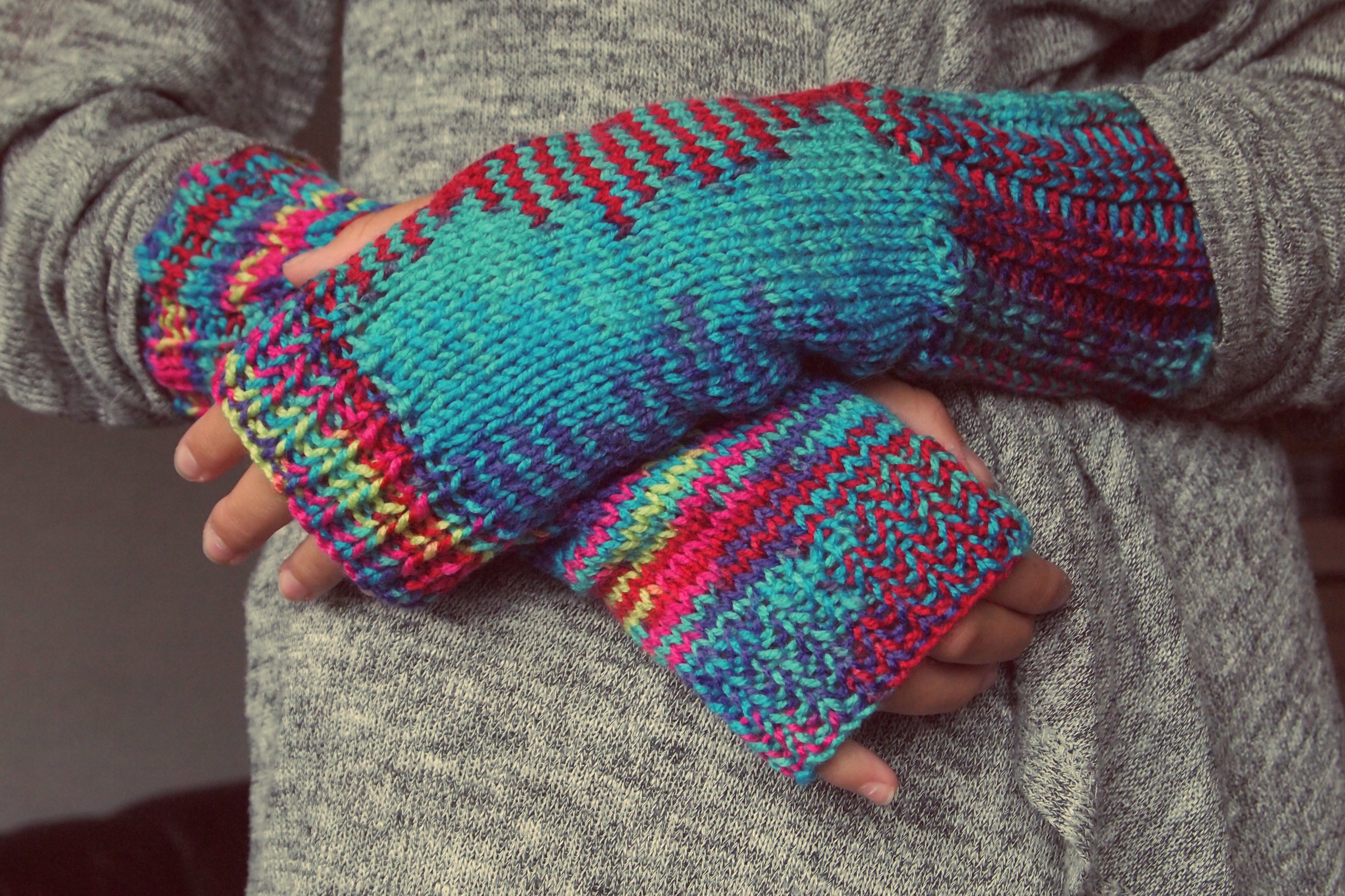 bright, miscellanea, miscellaneous, hands, gloves, knitted
