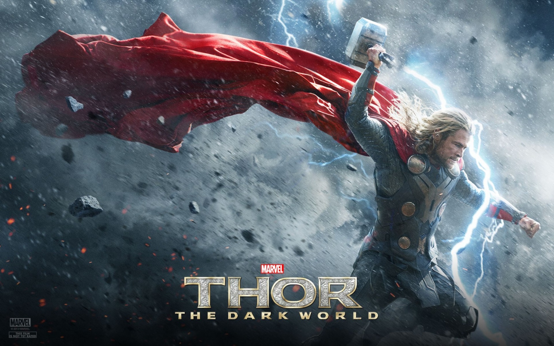 Baixar papel de parede para celular de Thor: O Mundo Sombrio, Chris Hemsworth, Thor, Filme gratuito.