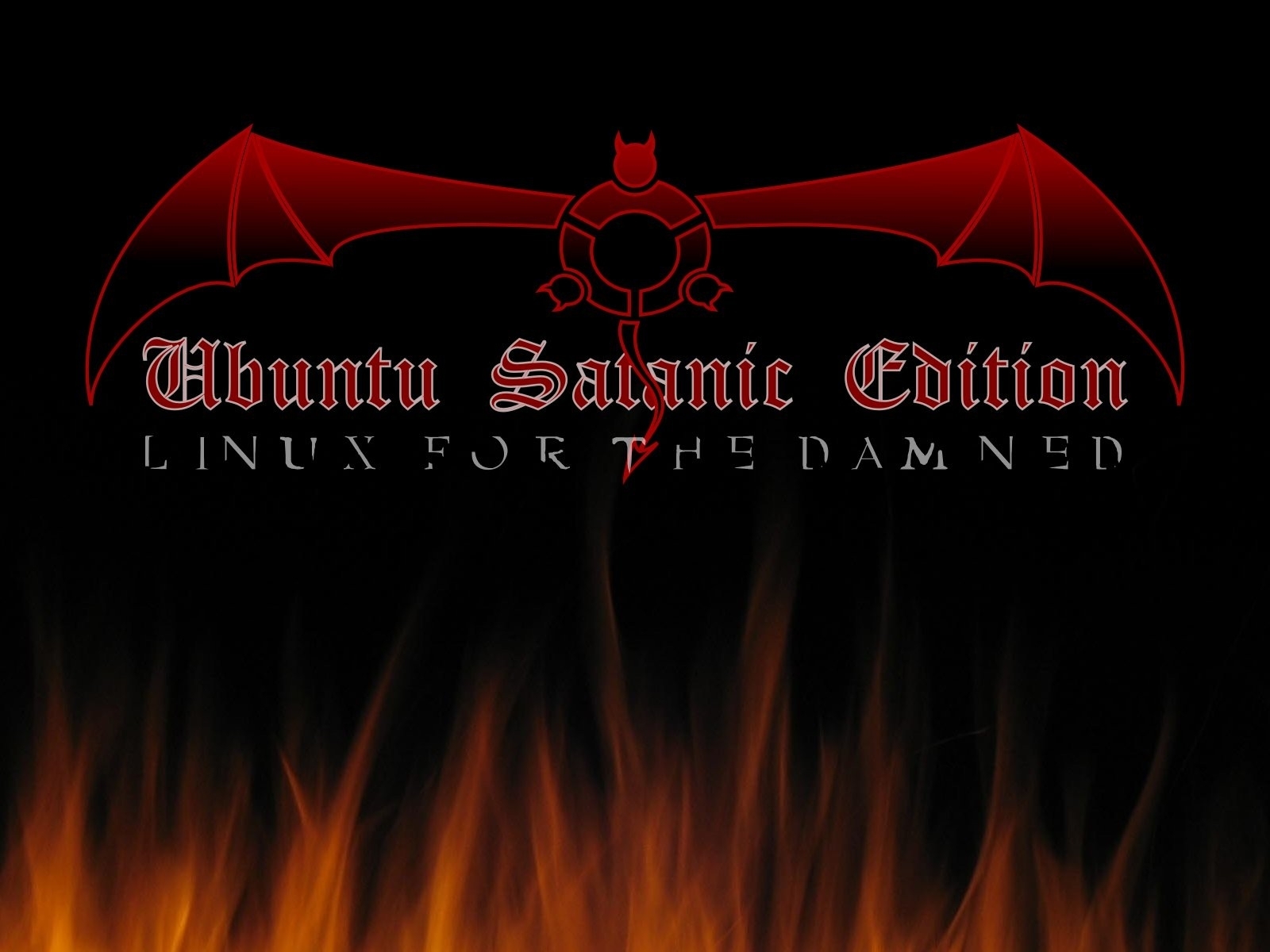 552057 скачать обои сатанинский, технологии, линукс, демон, убунту - заставки и картинки бесплатно