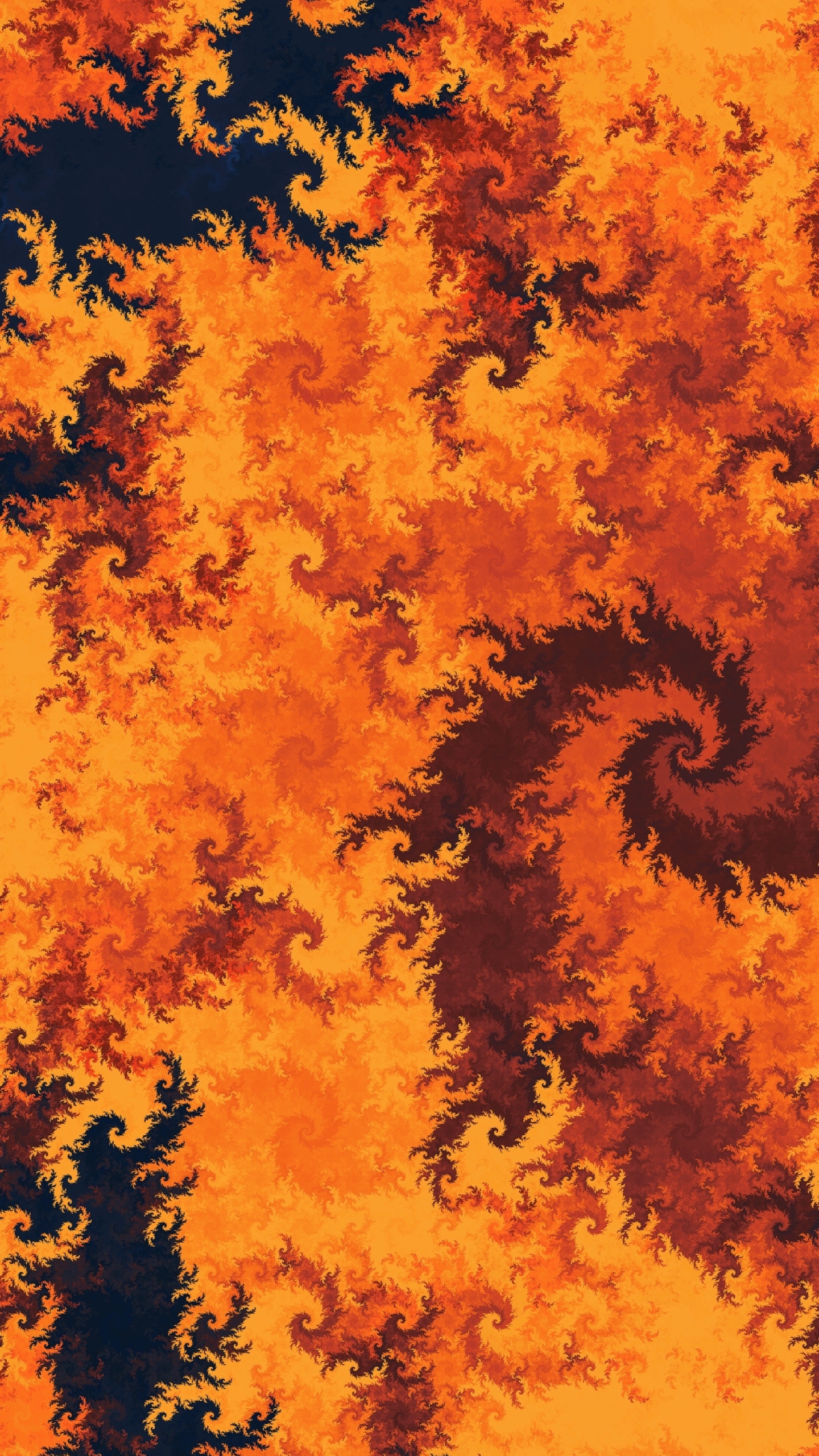 Download mobile wallpaper Abstract, Fractal, Orange (Color) for free.