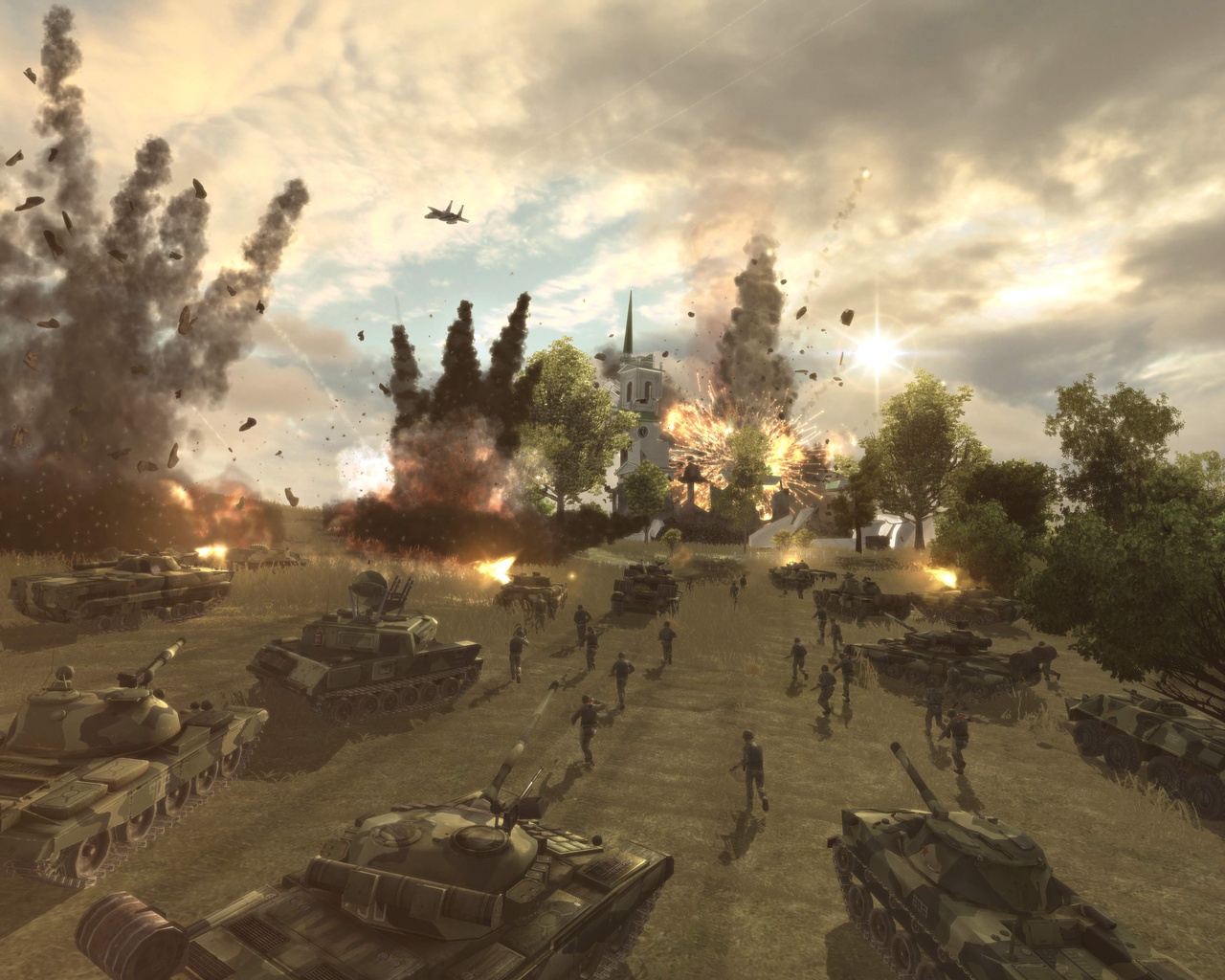 Laden Sie World In Conflict HD-Desktop-Hintergründe herunter