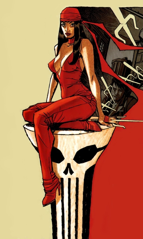 Handy-Wallpaper Comics, Elektra (Marvel Comics), Elektra kostenlos herunterladen.