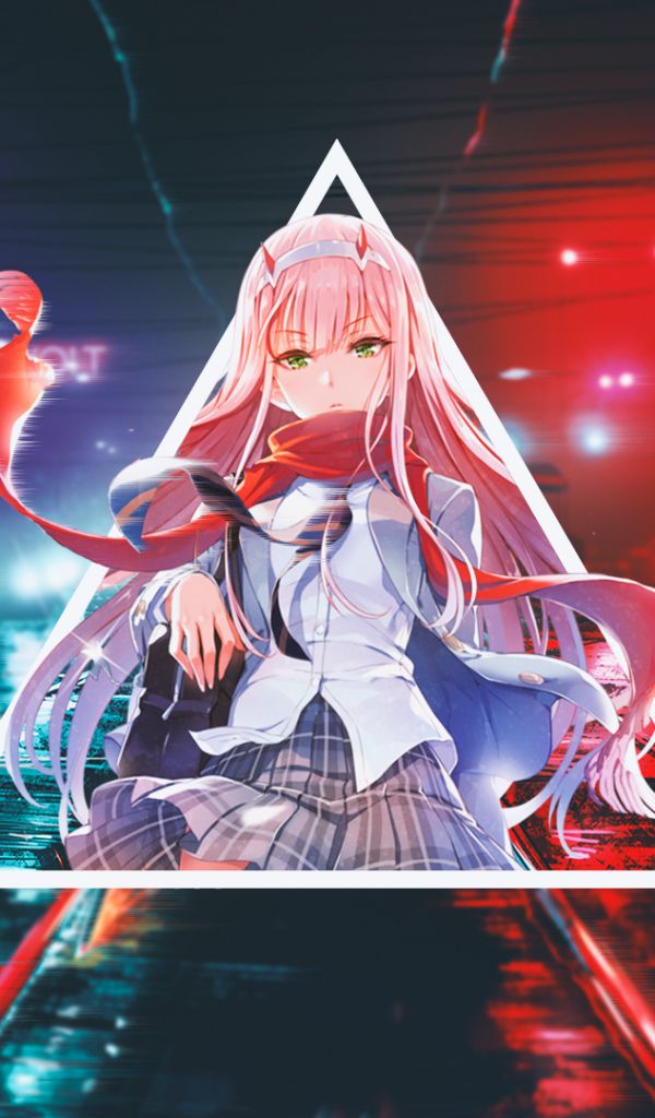 Handy-Wallpaper Animes, Darling In The Franxx, Zero Two (Liebling Im Franxx) kostenlos herunterladen.