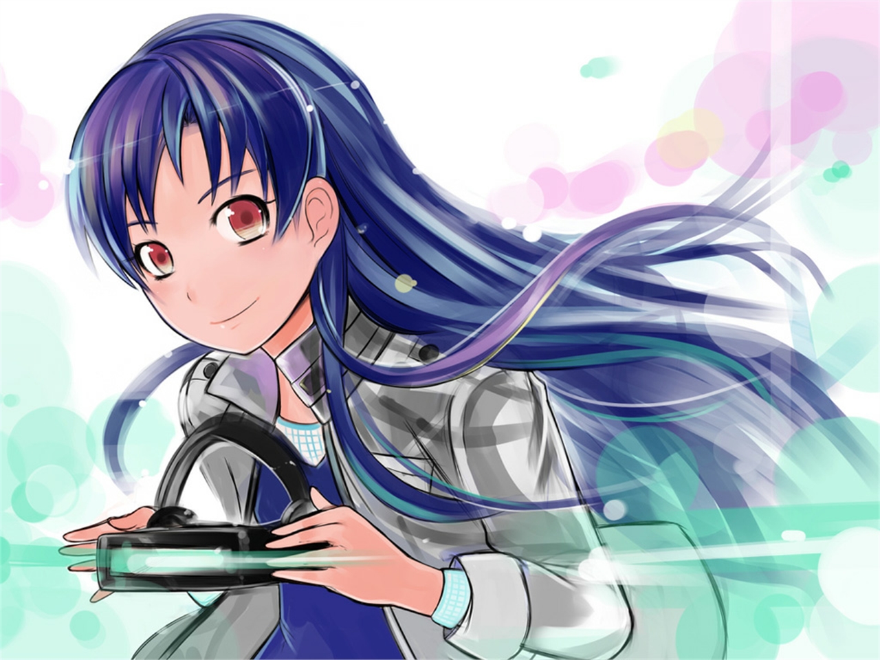 Laden Sie das Animes, Chihaya Kisaragi, The Idolm@ster-Bild kostenlos auf Ihren PC-Desktop herunter