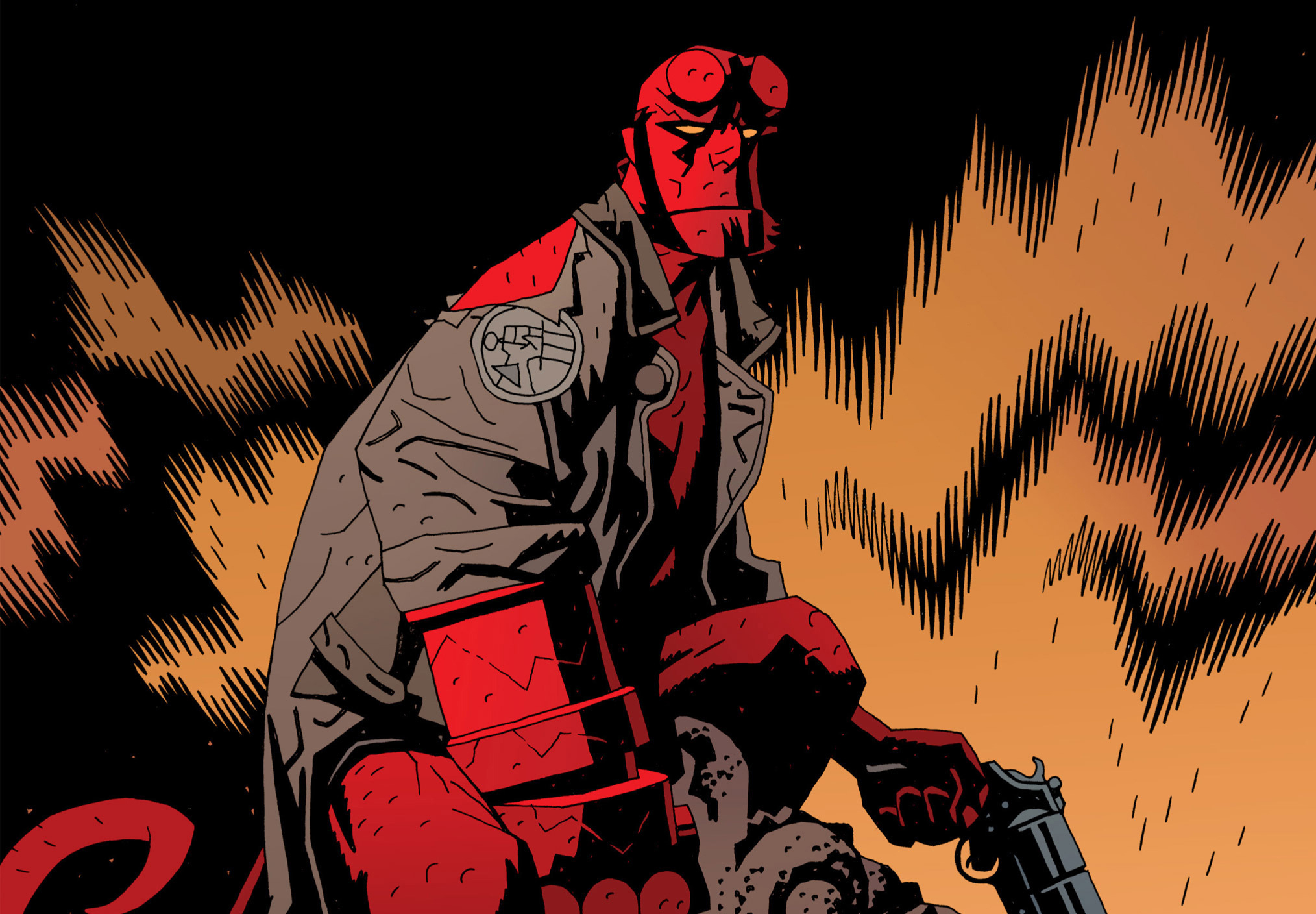 Free download wallpaper Hellboy, Comics on your PC desktop