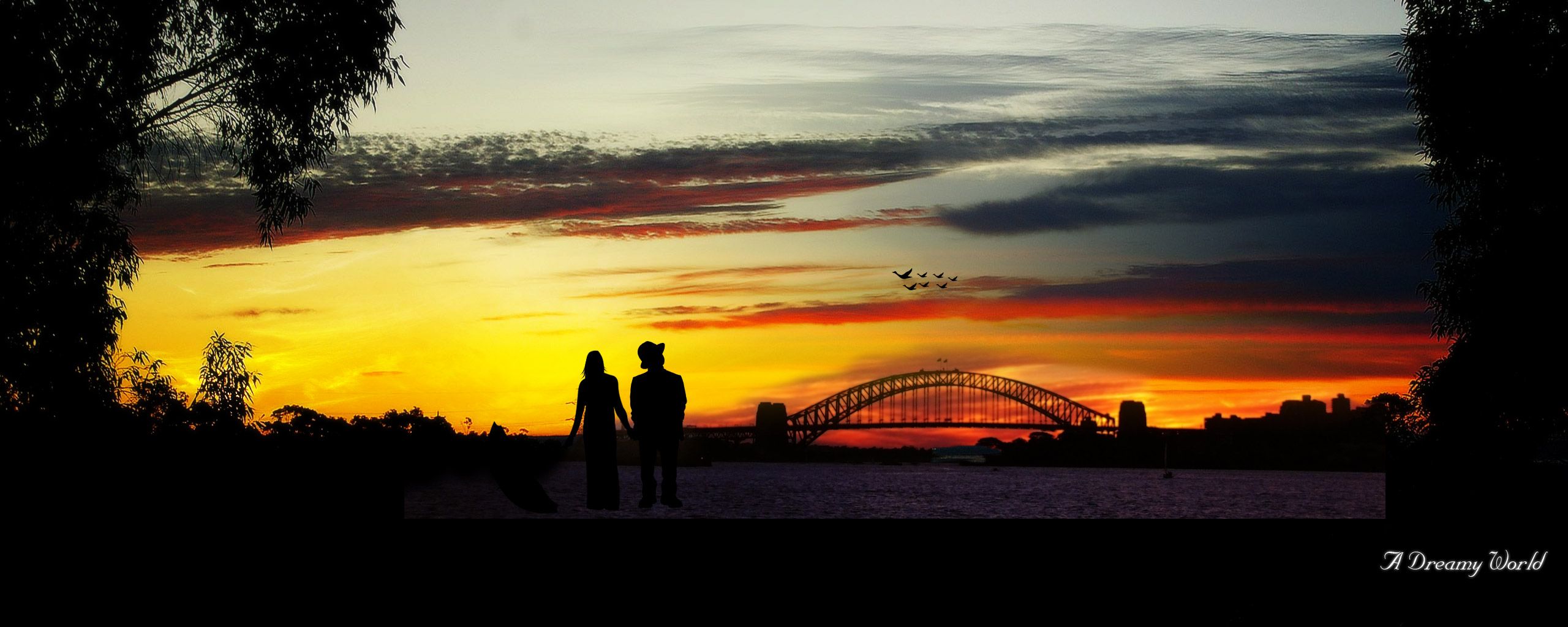 Завантажити шпалери безкоштовно Сідней, Земля, Мрійливий Світ, Сіднейський Міст Харбор картинка на робочий стіл ПК
