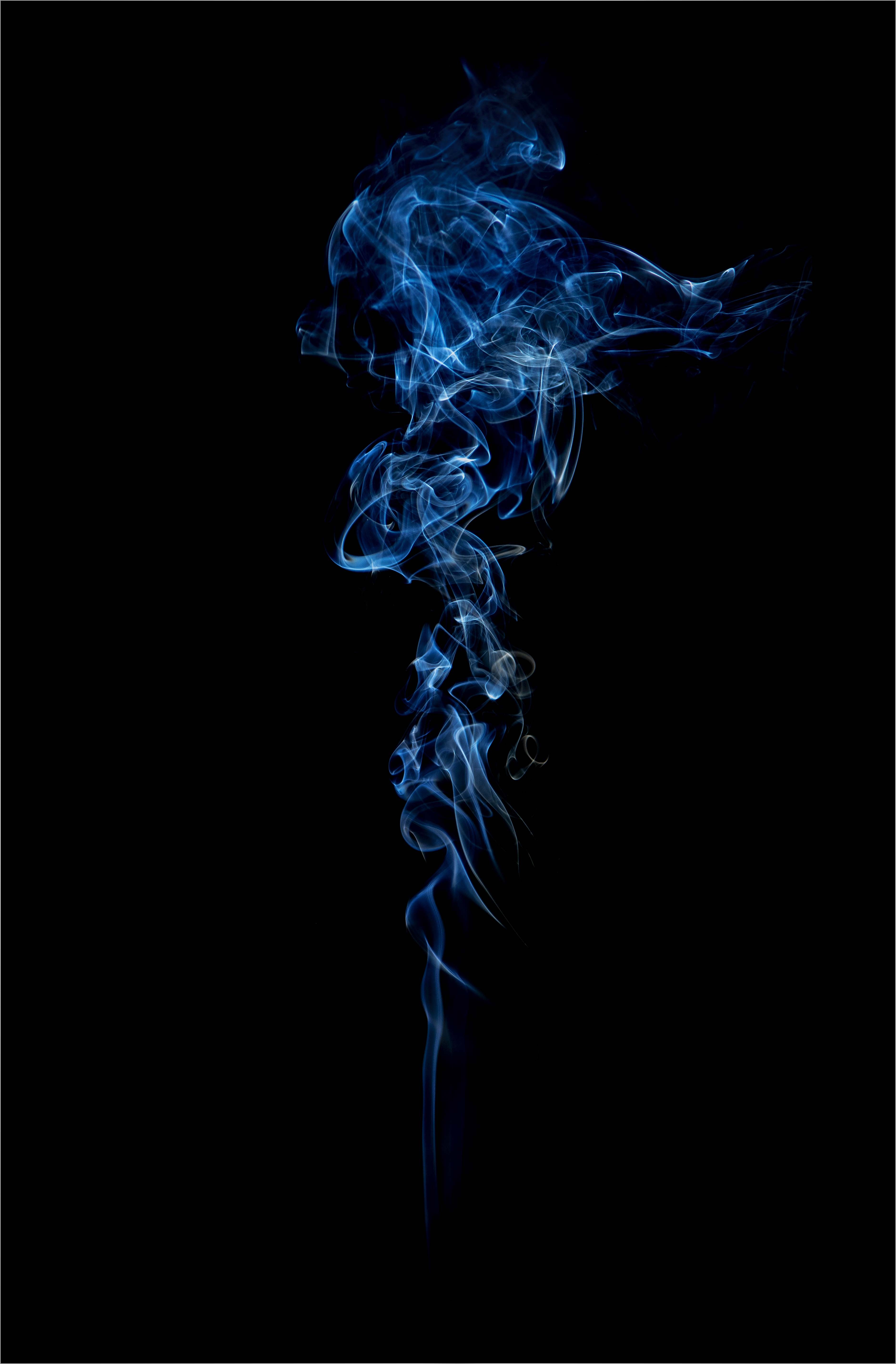 shroud, smoke, blue, dark, clot