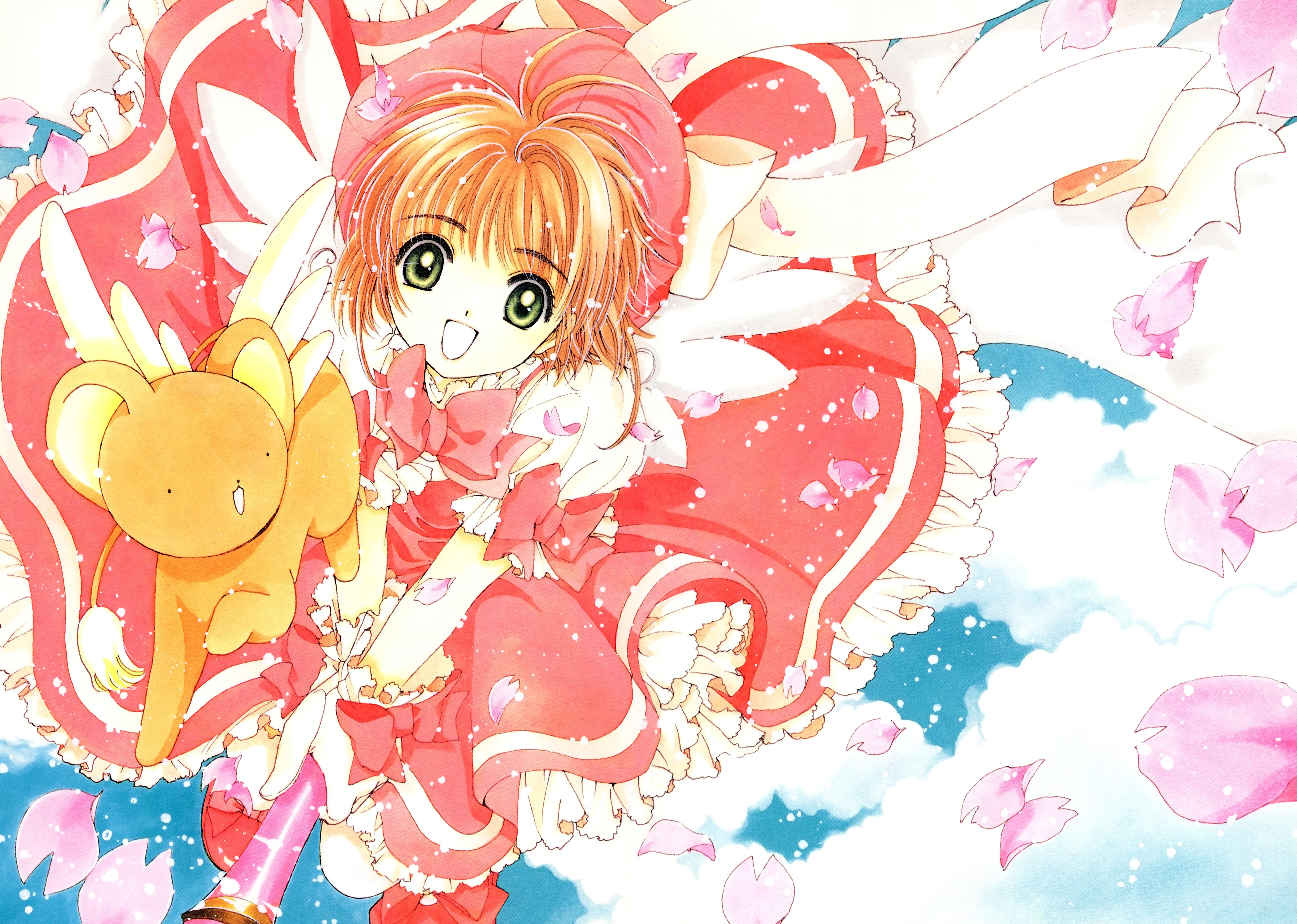 Téléchargez gratuitement l'image Animé, Sakura Chasseuse De Cartes, Sakura Kinomoto, Keroberos (Card Captor Sakura) sur le bureau de votre PC