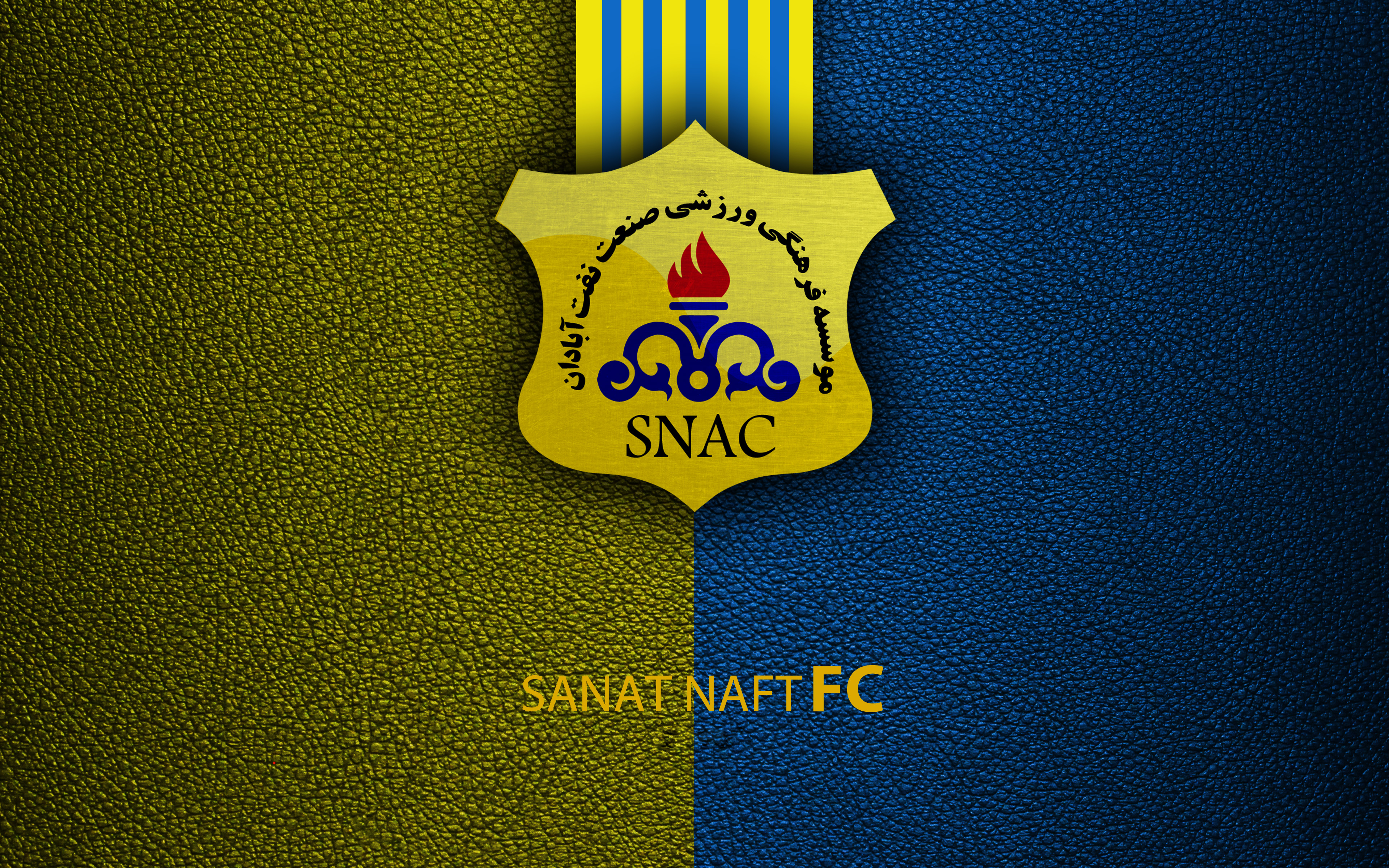 Téléchargez des papiers peints mobile Logo, Des Sports, Emblème, Football, Sanat Naft Abadan Fc gratuitement.