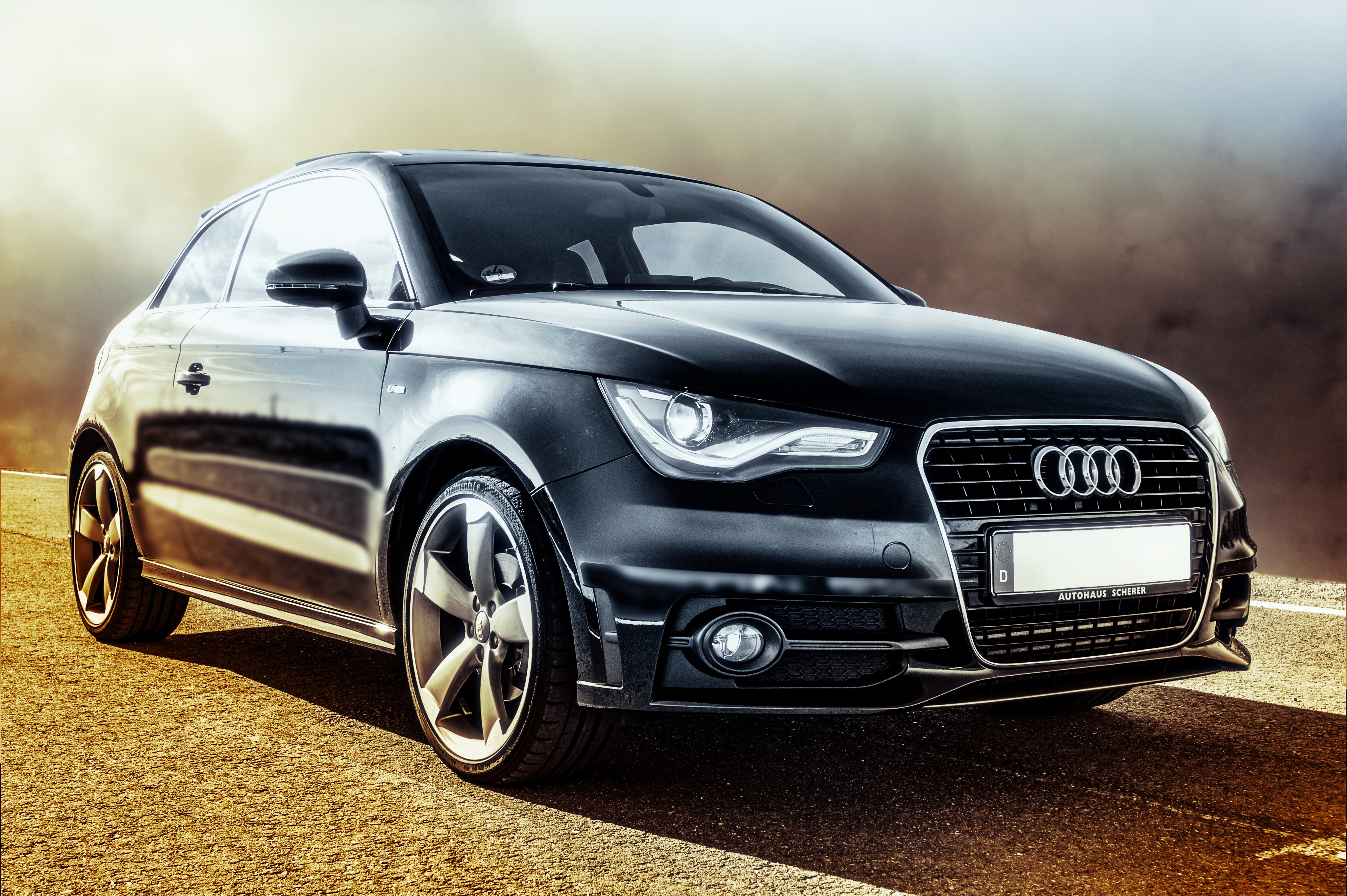 Laden Sie das Auto, Cars, Das Schwarze, Seitenansicht, Audi-Bild kostenlos auf Ihren PC-Desktop herunter