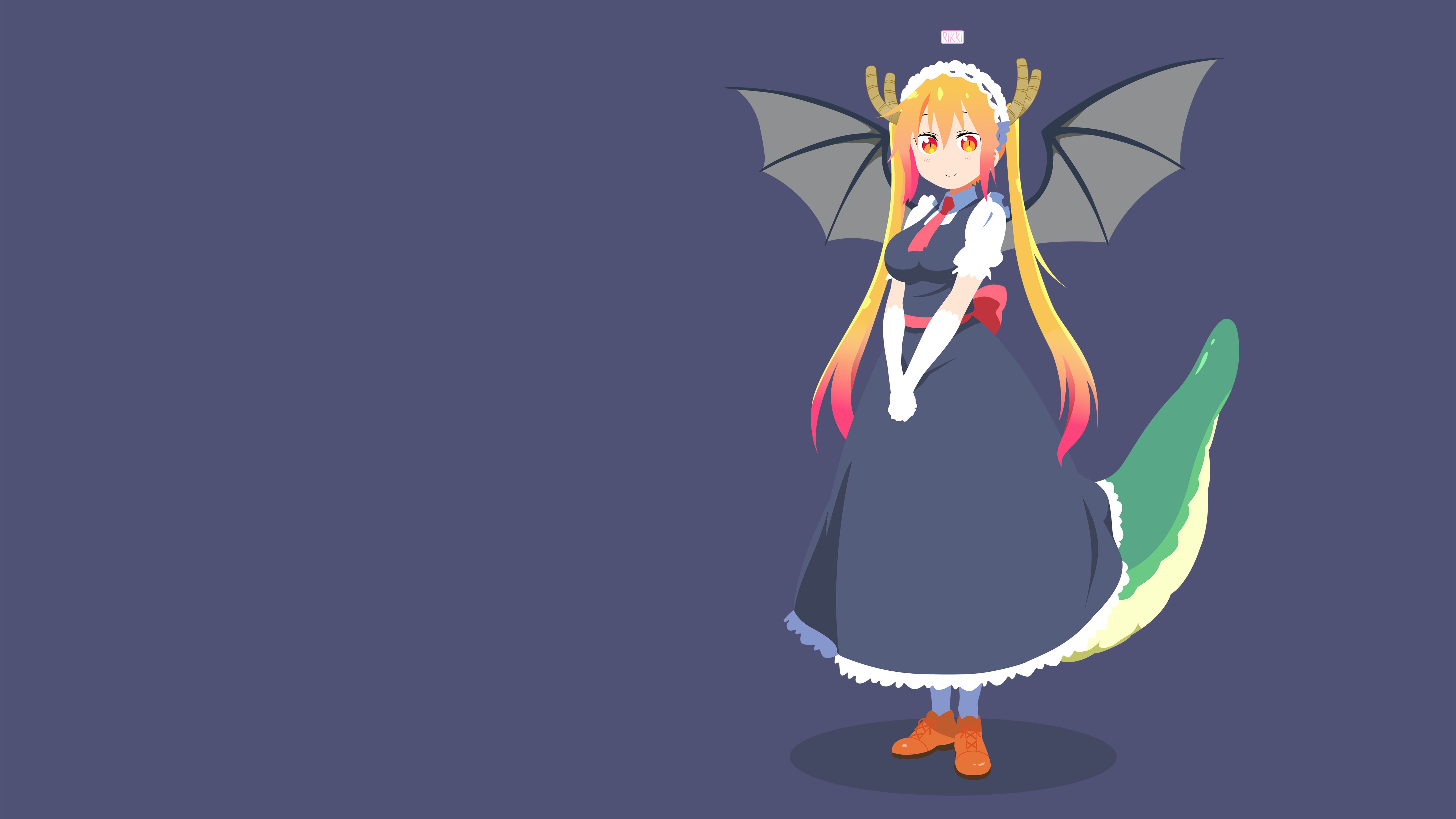Free download wallpaper Anime, Vector, Tohru (Miss Kobayashi's Dragon Maid), Miss Kobayashi's Dragon Maid on your PC desktop