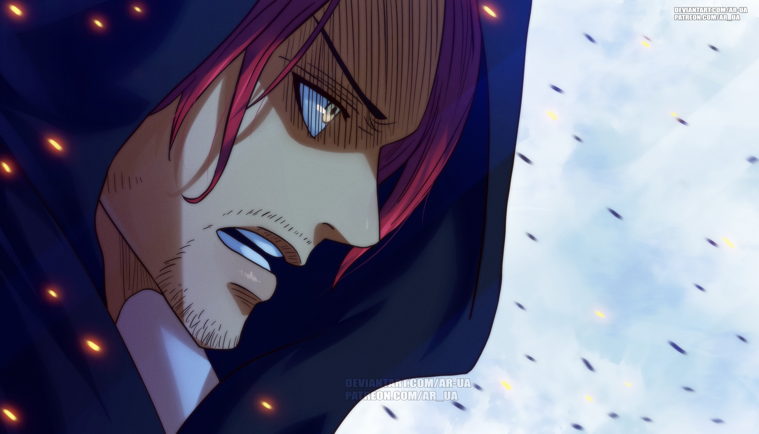 Mobile HD Wallpaper Shanks (One Piece) 