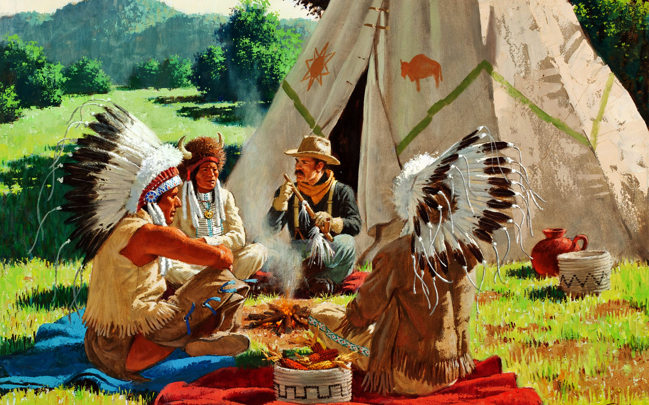 Download mobile wallpaper Artistic, Native American for free.