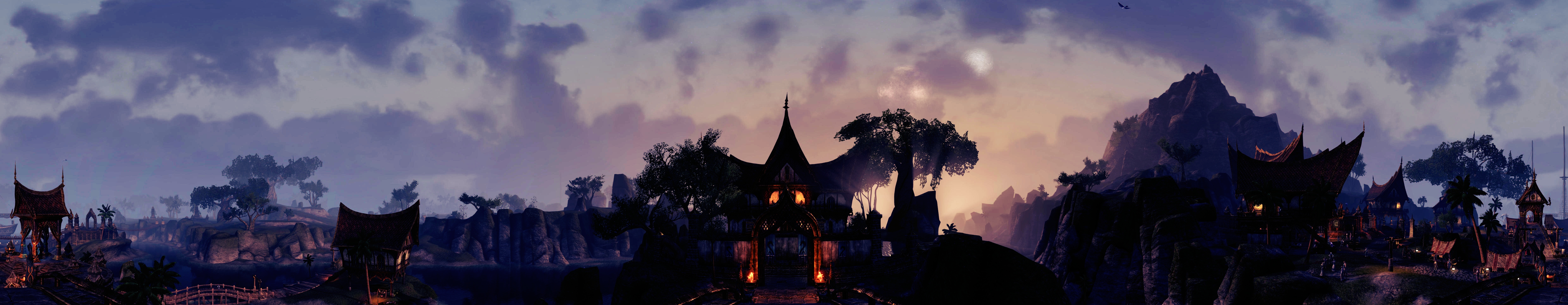 Download mobile wallpaper Sunset, Evening, Video Game, The Elder Scrolls Online for free.