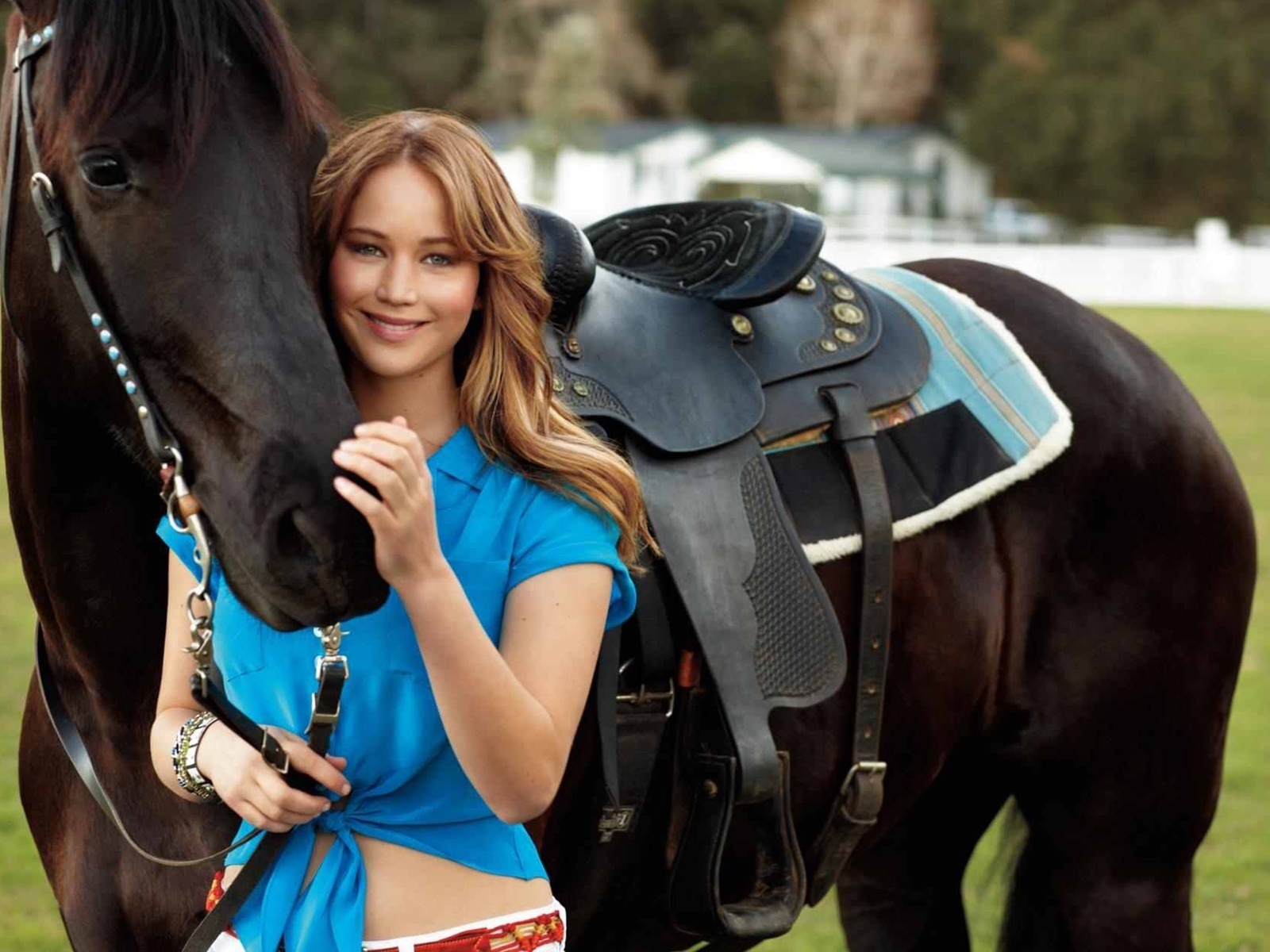 1920 x 1080 picture girls, people, horses