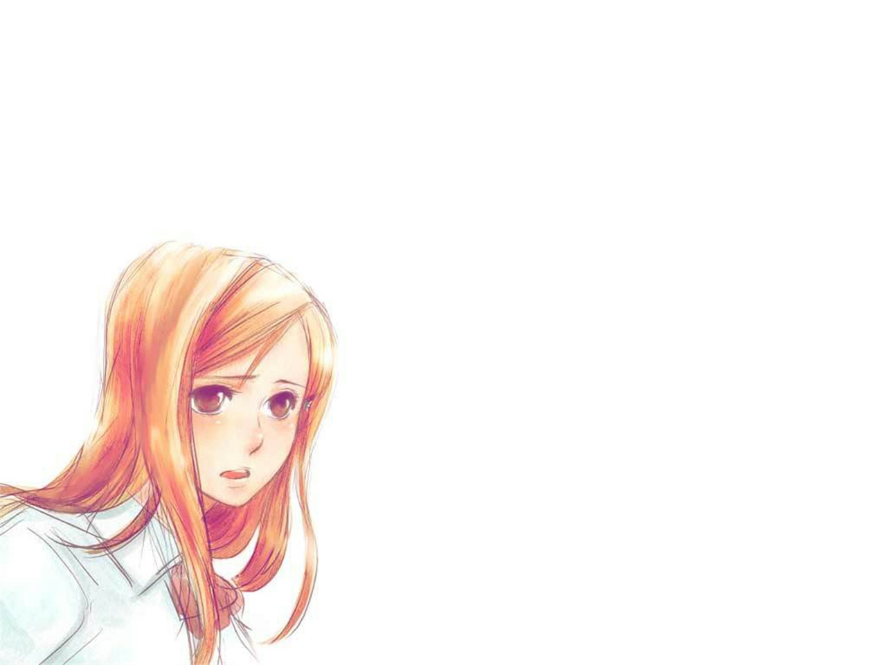 Handy-Wallpaper Bleach, Animes, Orihime Inoue kostenlos herunterladen.