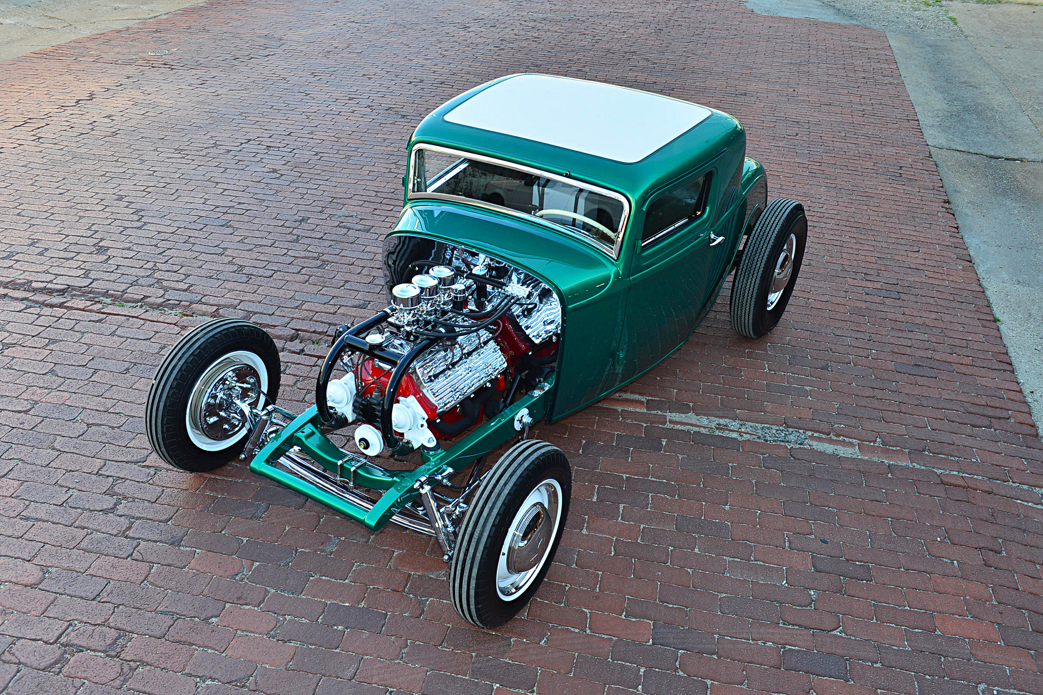 Download mobile wallpaper Ford, Vintage Car, Vehicles, Hot Rod, 1932 Ford 5 Window Coupe, Ford 5 Window Coupe for free.