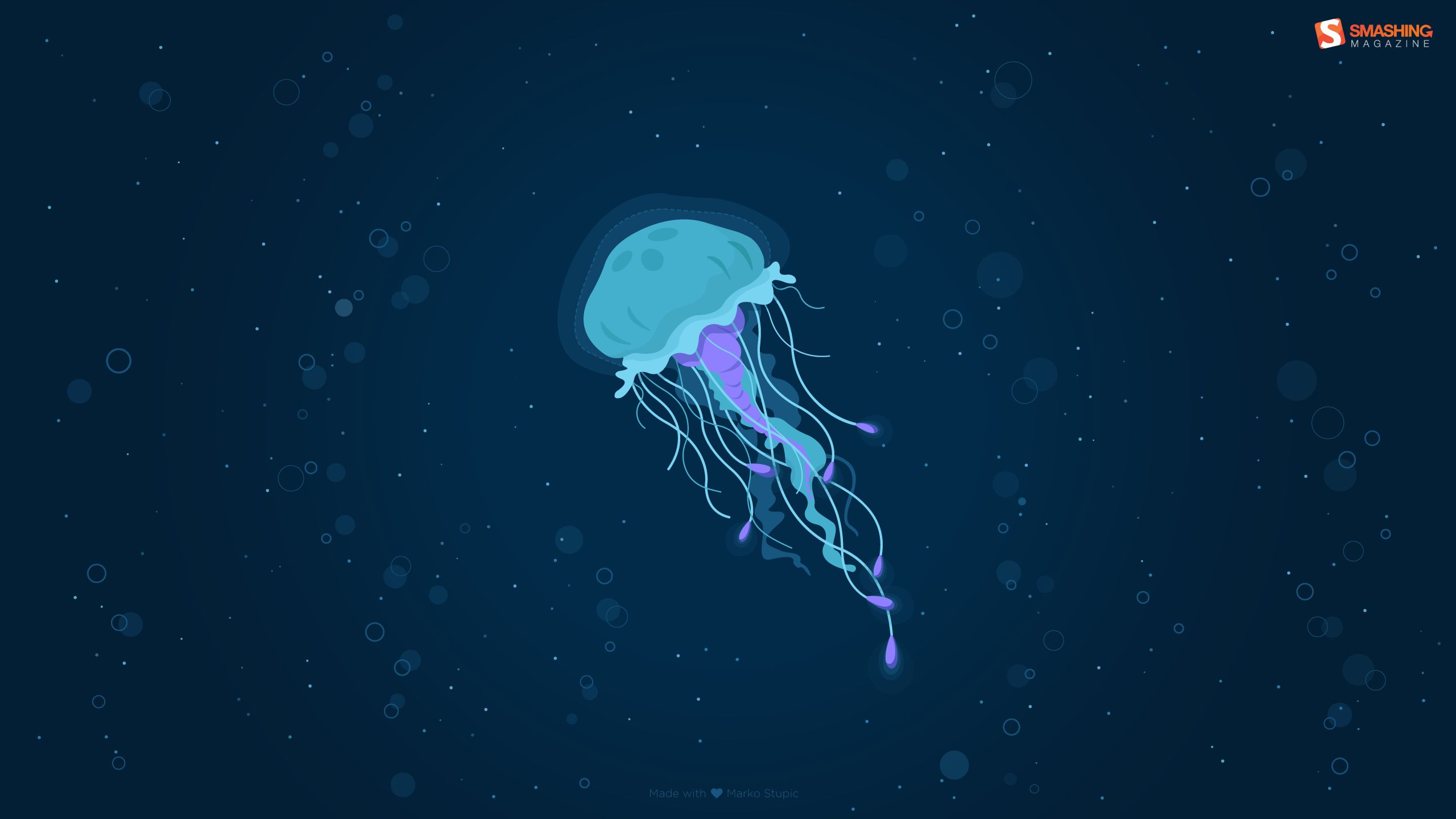 Download mobile wallpaper Jellyfish, Animal, Artistic for free.