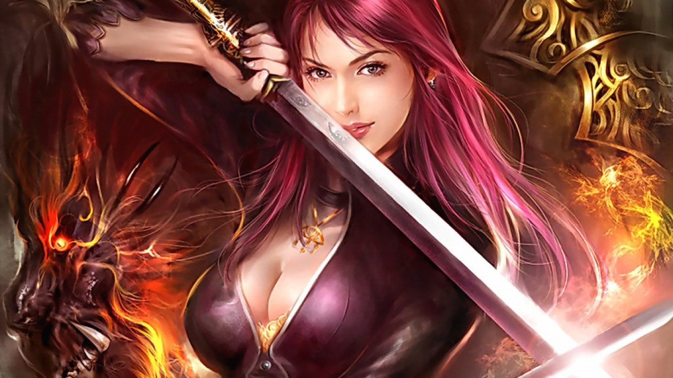 Download mobile wallpaper Fantasy, Warrior, Women Warrior for free.