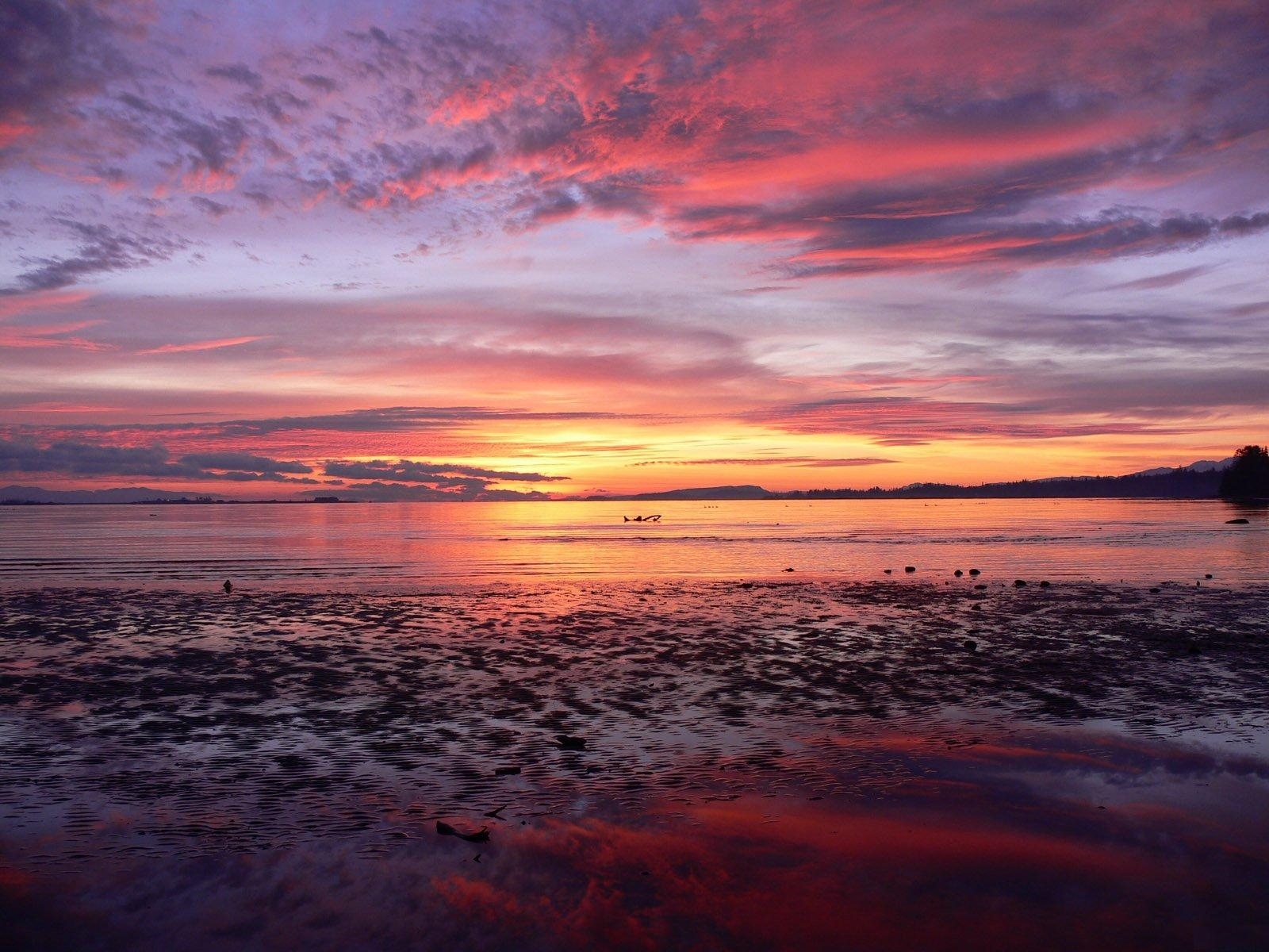 Laden Sie das Sunset, Sky, Sea, Landschaft-Bild kostenlos auf Ihren PC-Desktop herunter