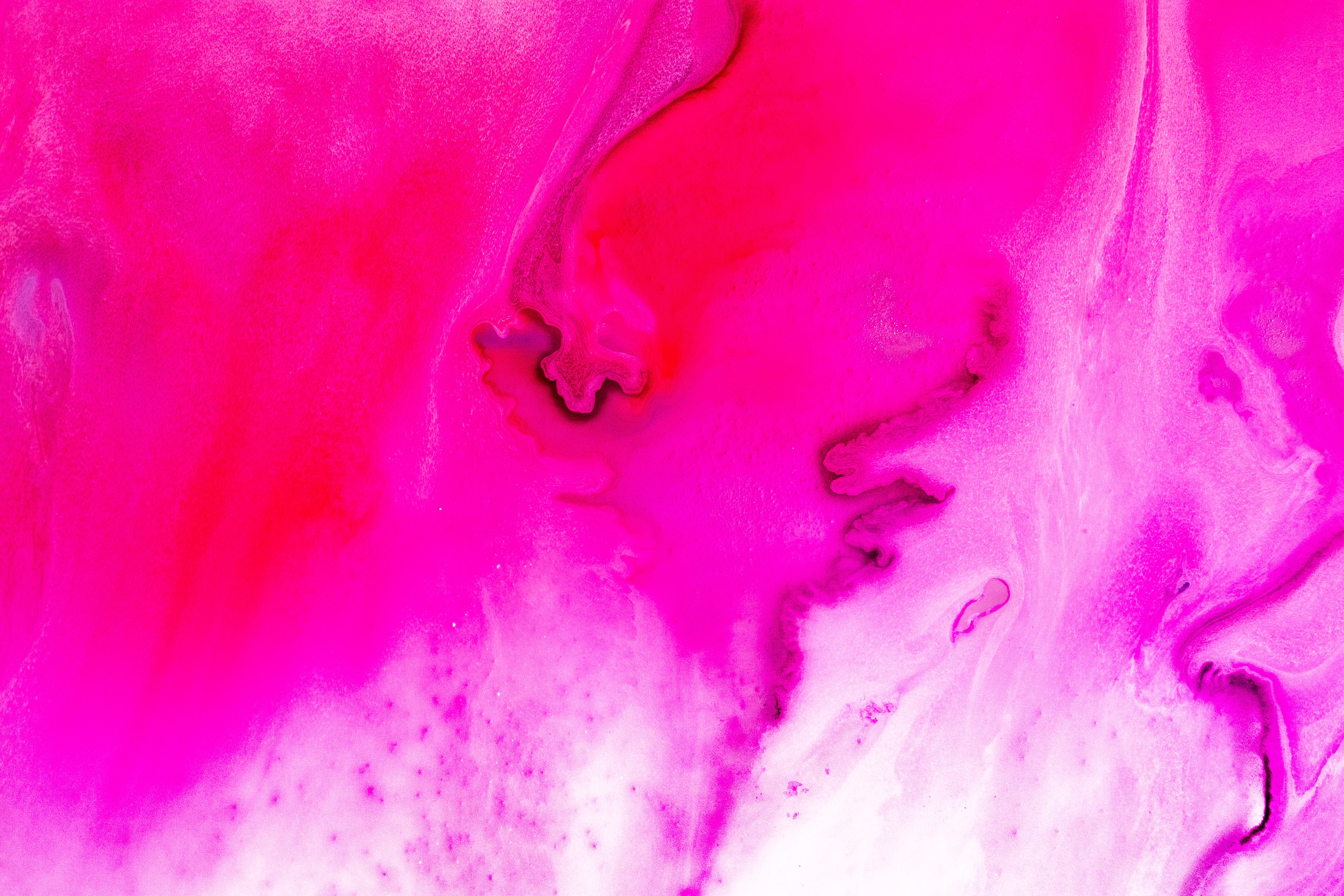 Free download wallpaper Paint, Pink, Divorces, Violet, Purple, Liquid, Abstract on your PC desktop