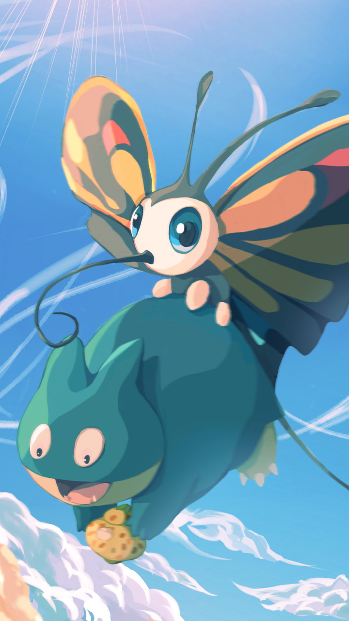 Download mobile wallpaper Pokémon, Video Game, Beautifly (Pokémon), Munchlax (Pokémon), Pokémon: Omega Ruby And Alpha Sapphire for free.