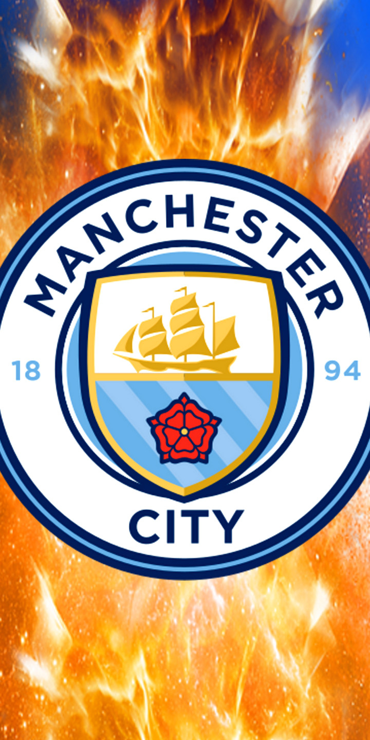 Handy-Wallpaper Sport, Fußball, Logo, Emblem, Manchester City kostenlos herunterladen.