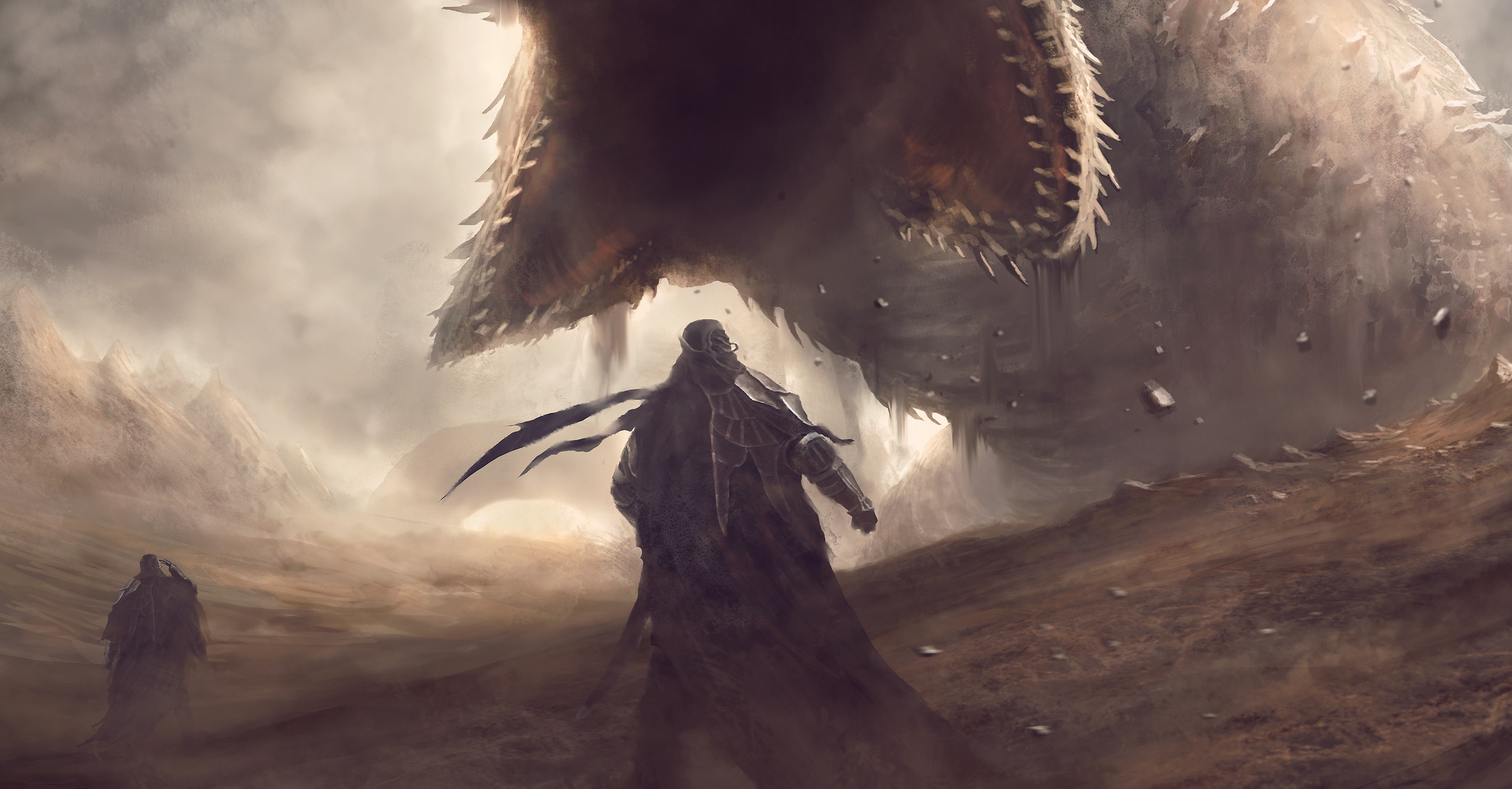 Free download wallpaper Fantasy, Warrior, Creature on your PC desktop
