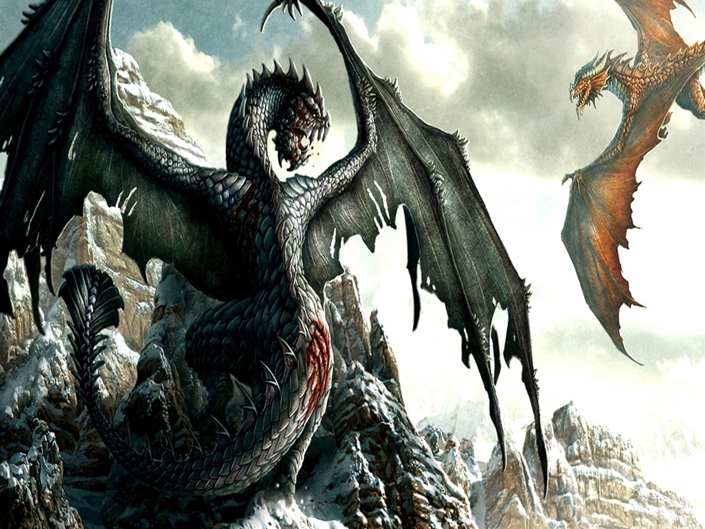 24502 Bild herunterladen fantasie, dragons - Hintergrundbilder und Bildschirmschoner kostenlos