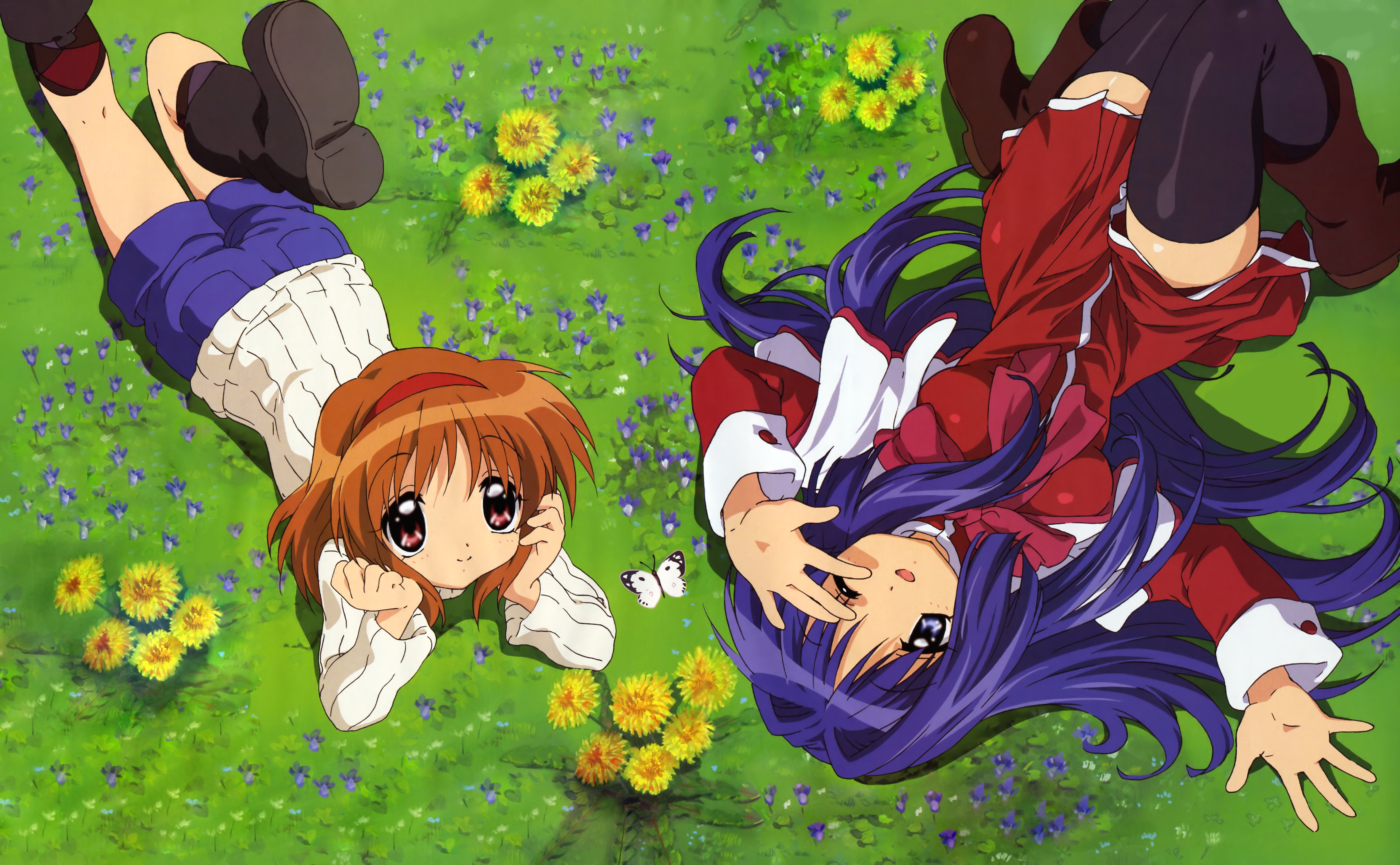 962186 Hintergrundbild herunterladen animes, kanon, ayu tsukimiya, nayuki minase - Bildschirmschoner und Bilder kostenlos