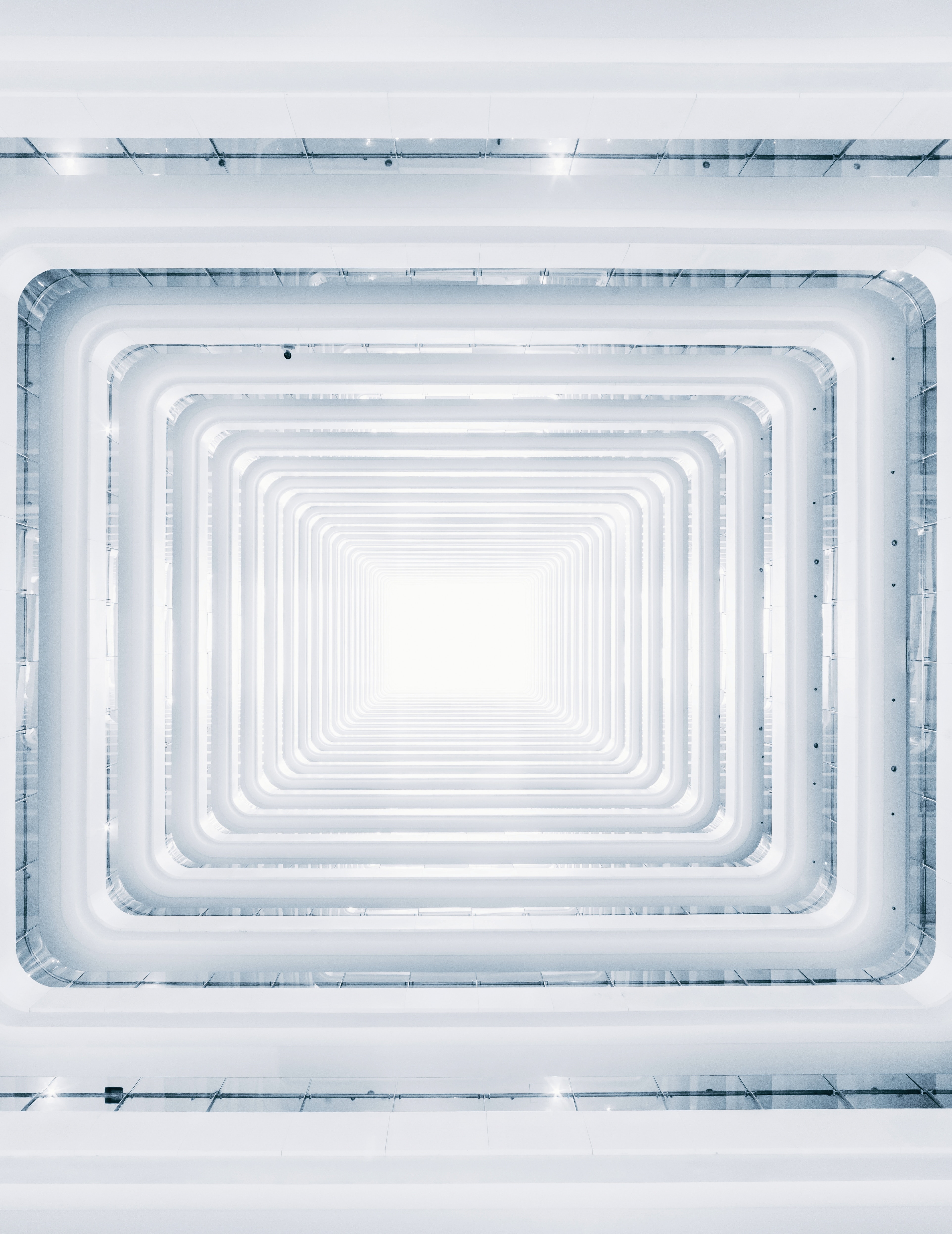 無料モバイル壁紙トンネル, 対称, 明るい, アーキテクチャ, 輝く, 光, ミニマリズムをダウンロードします。