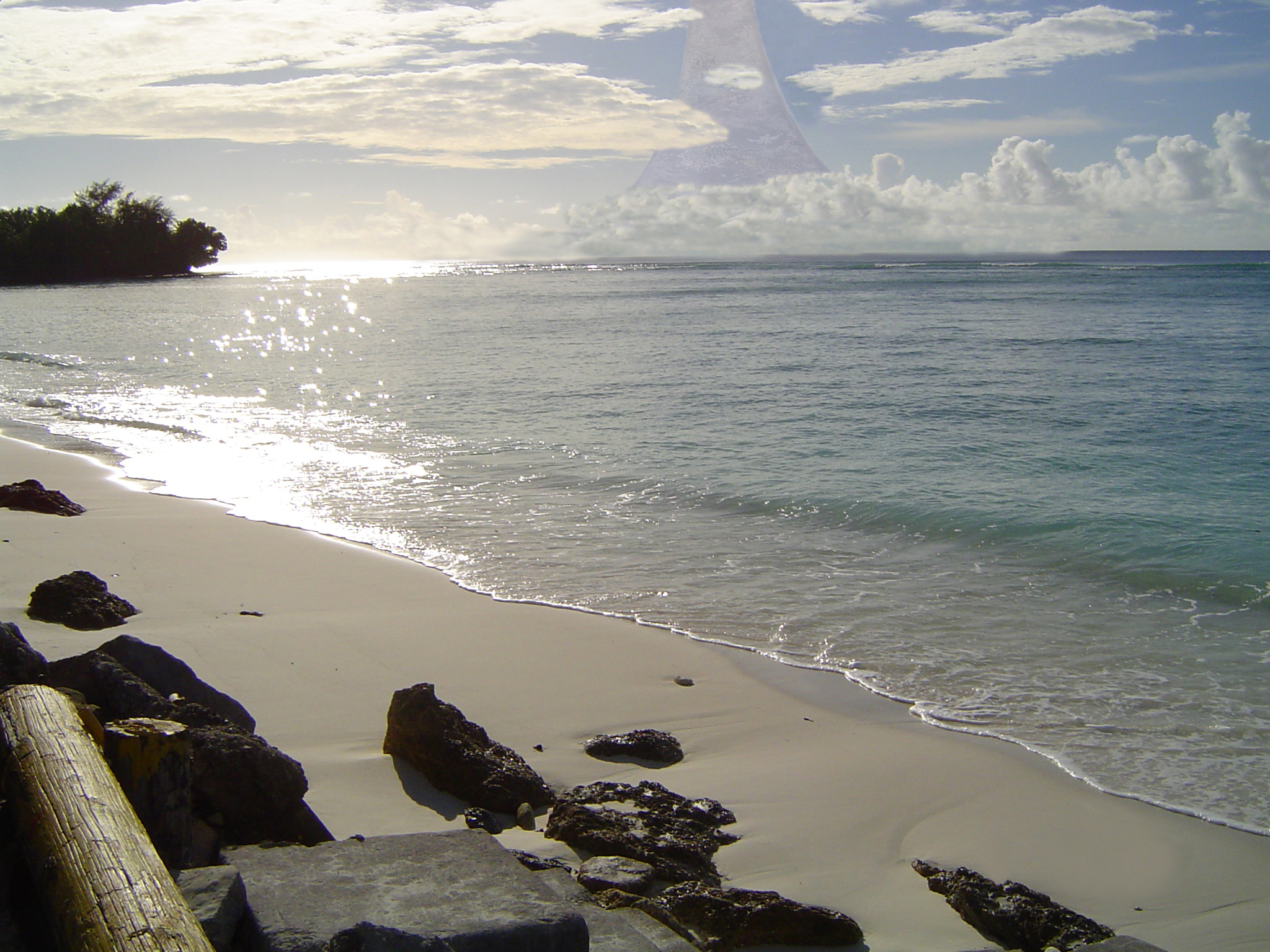 Download mobile wallpaper Sky, Beach, Ocean, Earth for free.