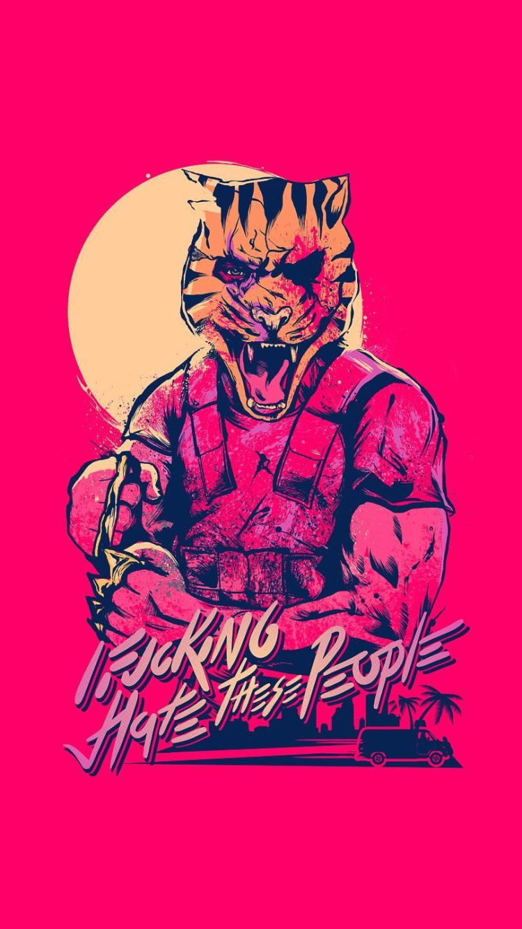 Download mobile wallpaper Video Game, Hotline Miami, Hotline Miami 2: Wrong Number for free.