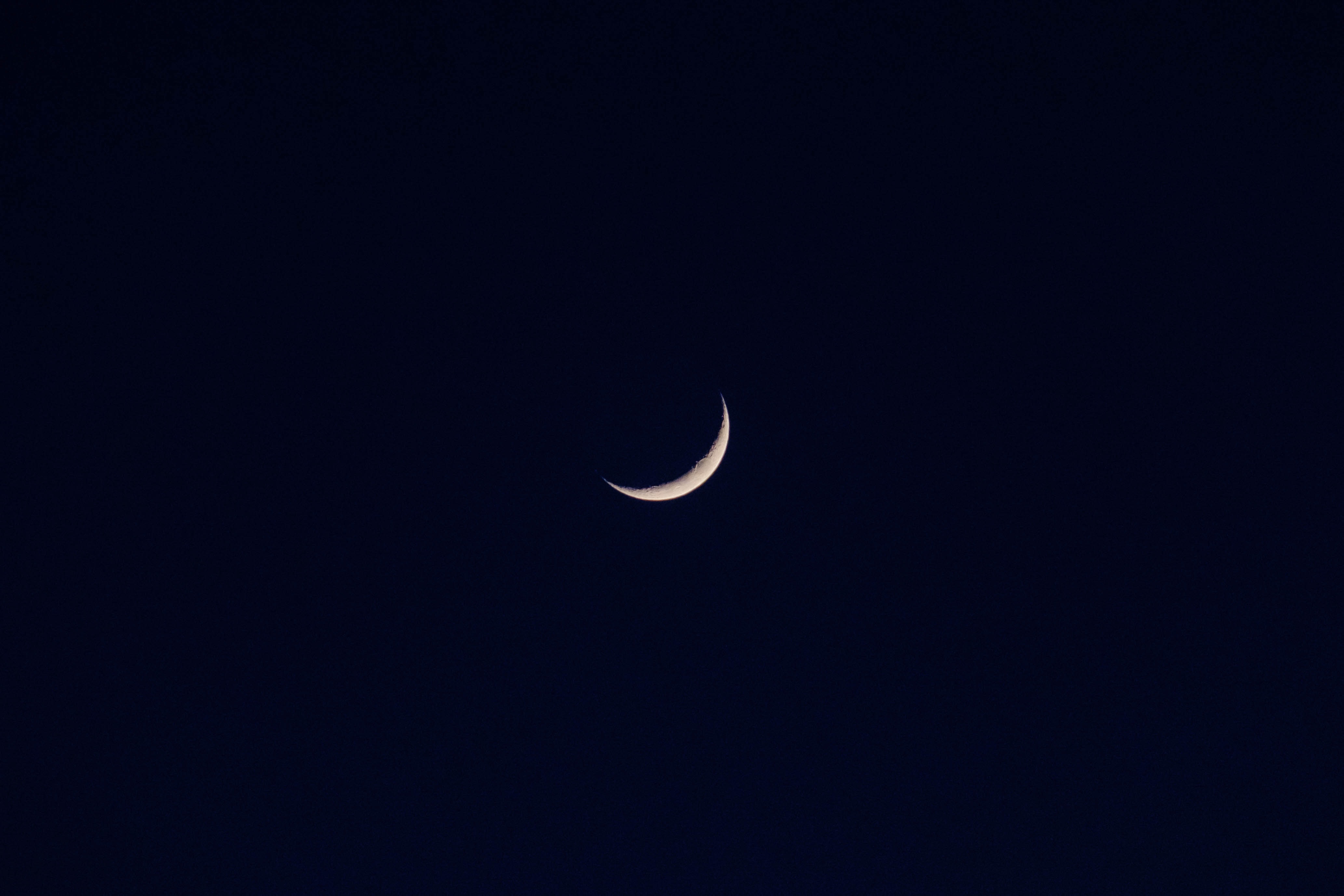 Download mobile wallpaper Sky, Night, Darkness, Moon, Minimalism for free.