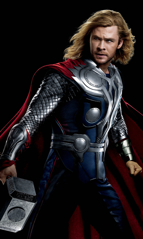 Handy-Wallpaper Filme, Rächer, Thor, Die Rächer, Chris Hemsworth kostenlos herunterladen.