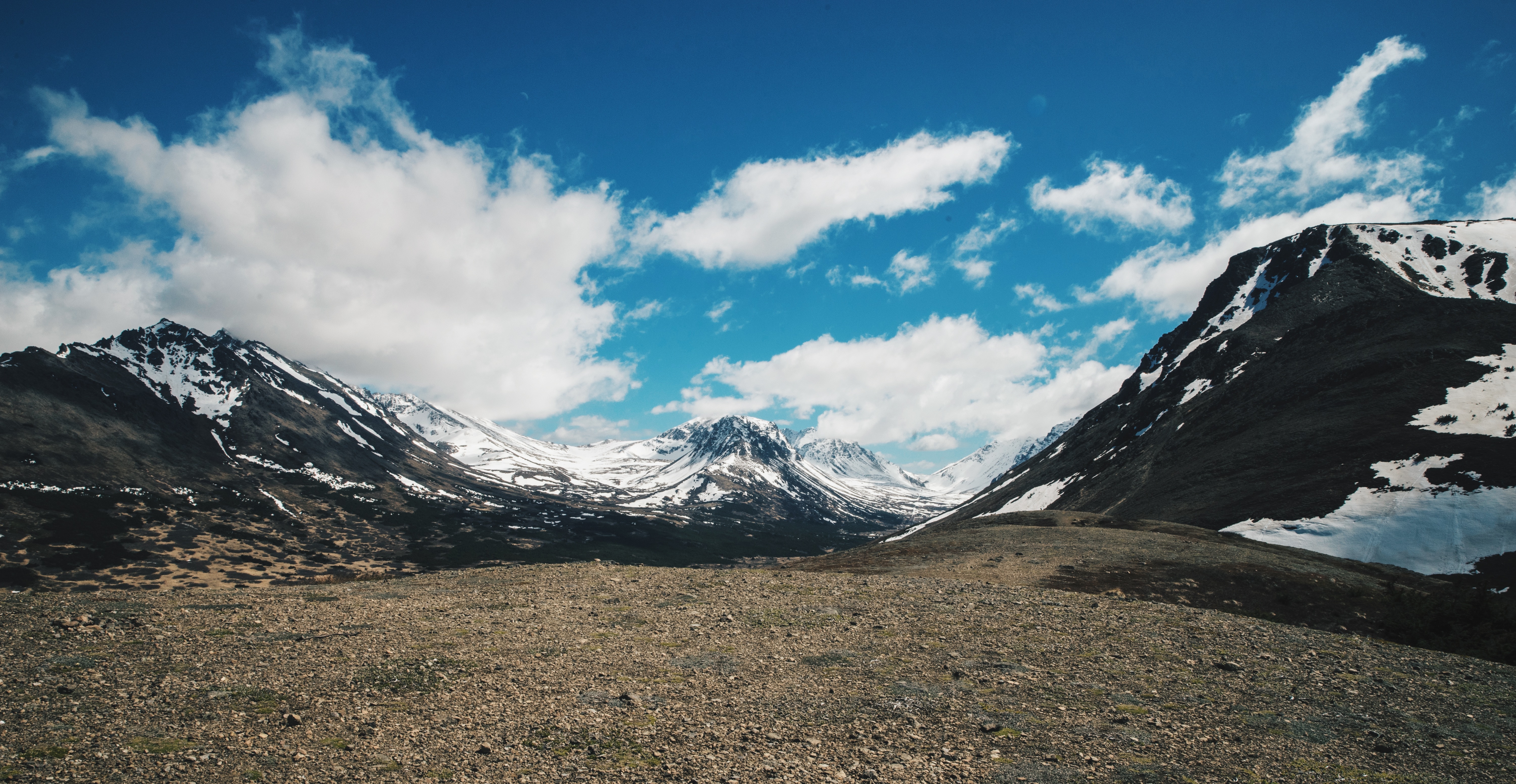 無料モバイル壁紙自然, 山脈, 雲, スカイをダウンロードします。