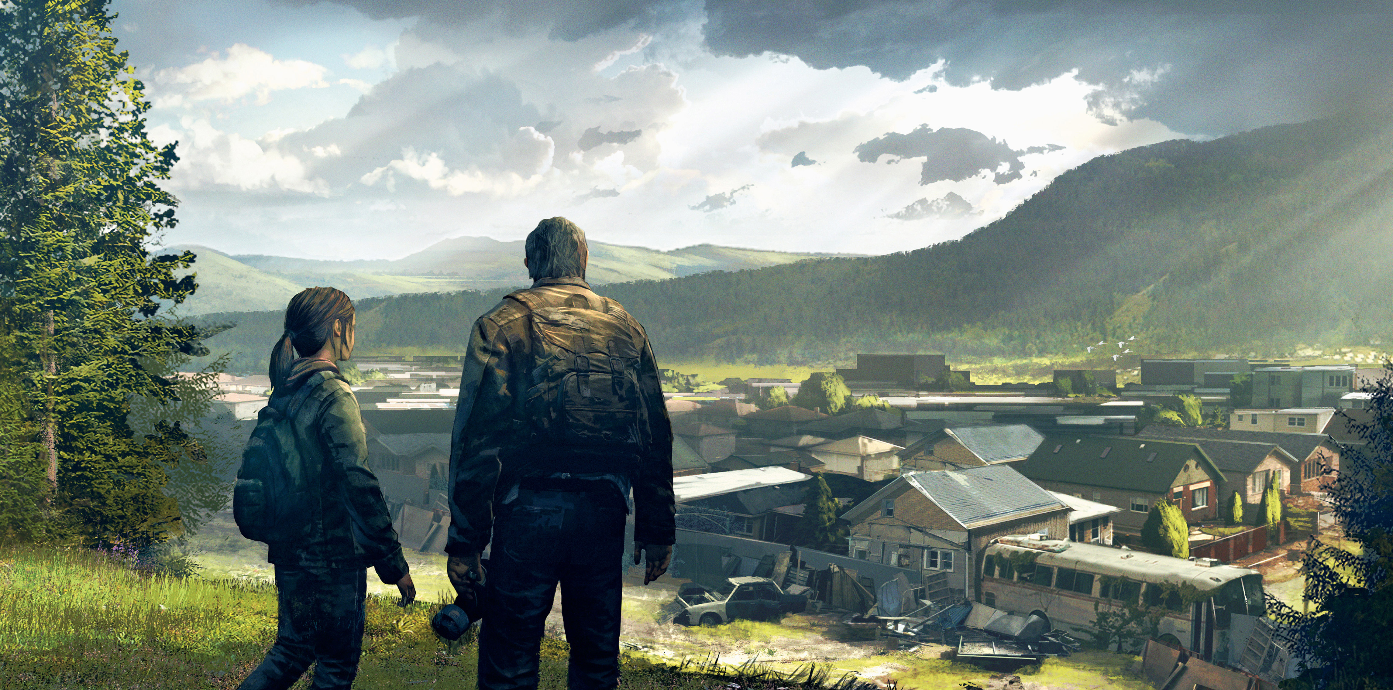 Free download wallpaper Video Game, The Last Of Us, Ellie (The Last Of Us), Joel (The Last Of Us) on your PC desktop